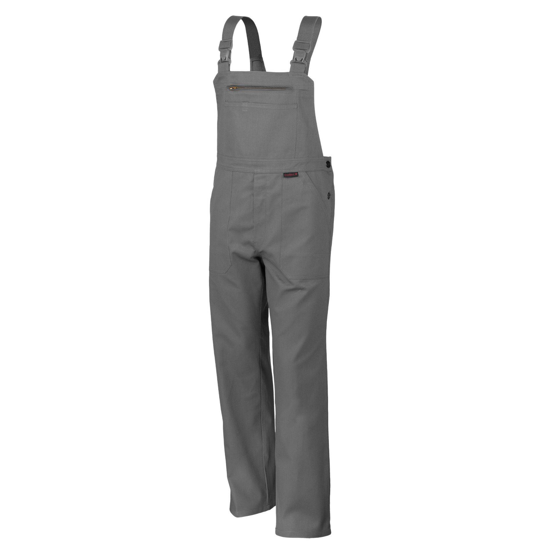 QUALITEX HIGH QUALITY WORKWEAR Latzhose classic - grau - Herren: 94