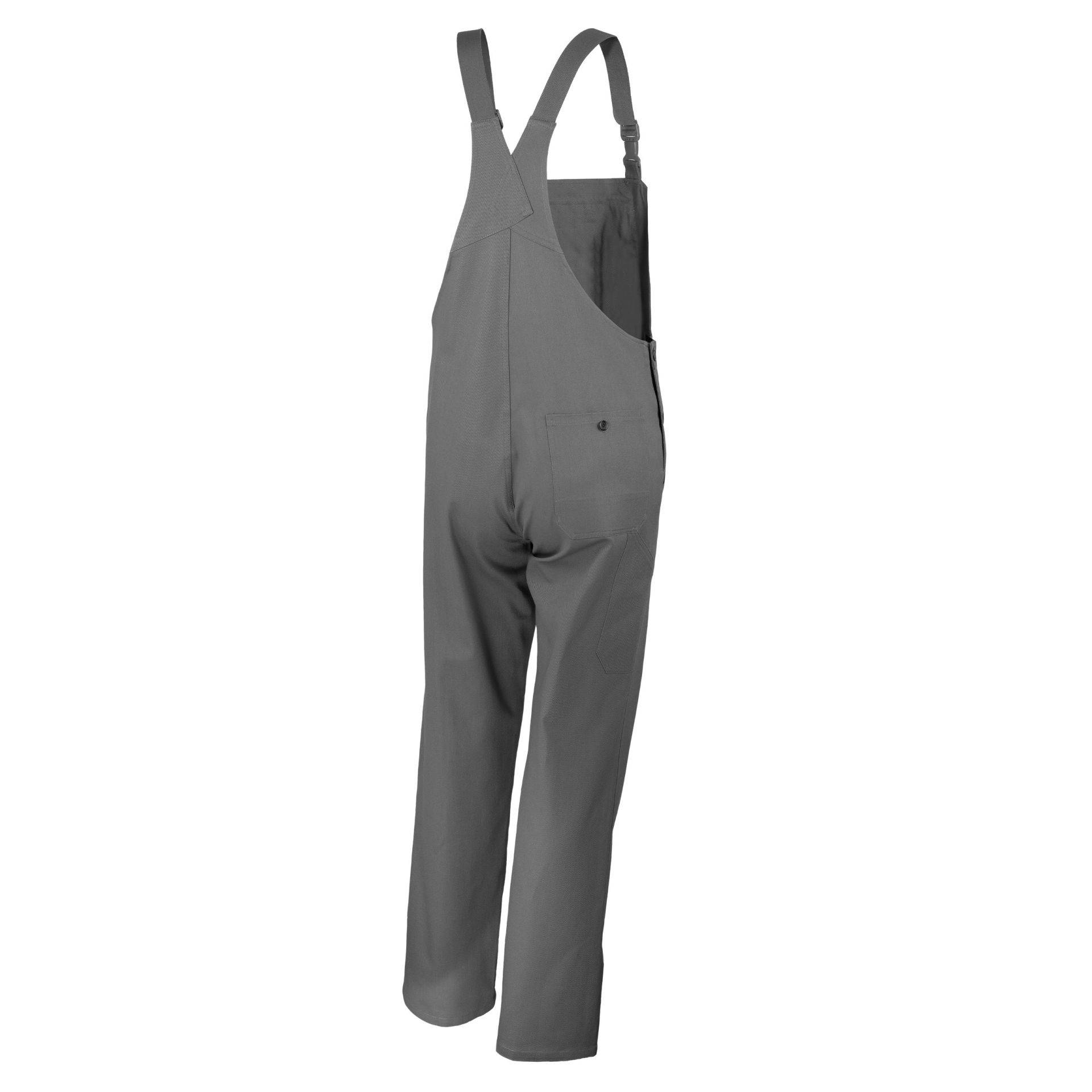 QUALITEX HIGH QUALITY WORKWEAR Latzhose classic - grau - Herren: 56 Damen: 50