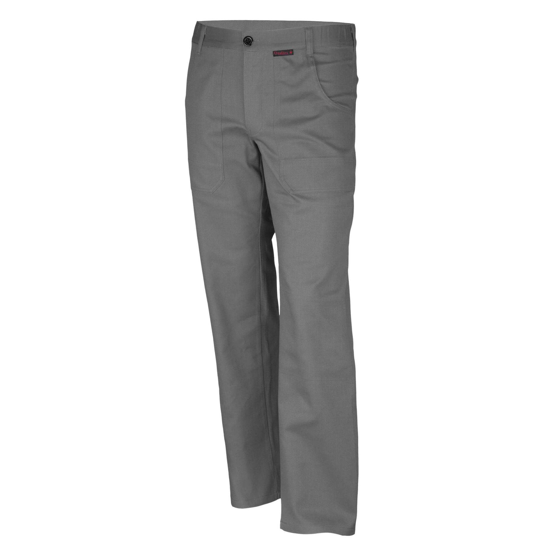 QUALITEX HIGH QUALITY WORKWEAR Bundhose classic - grau - Herren: 98