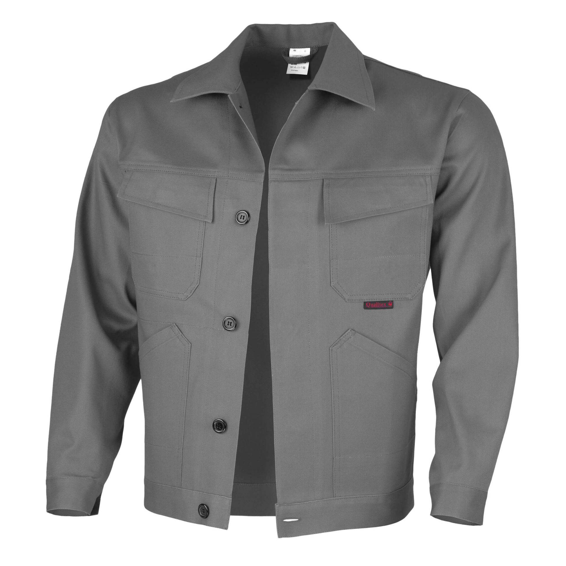 QUALITEX HIGH QUALITY WORKWEAR Bundjacke classic - grau - Herren: 60 Damen: 54