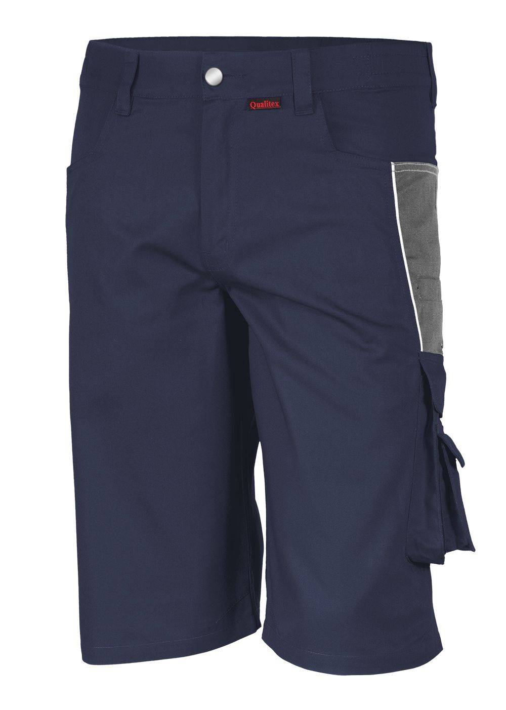 QUALITEX HIGH QUALITY WORKWEAR Shorts PRO - marine/grau - Herren: 42 Damen: 36