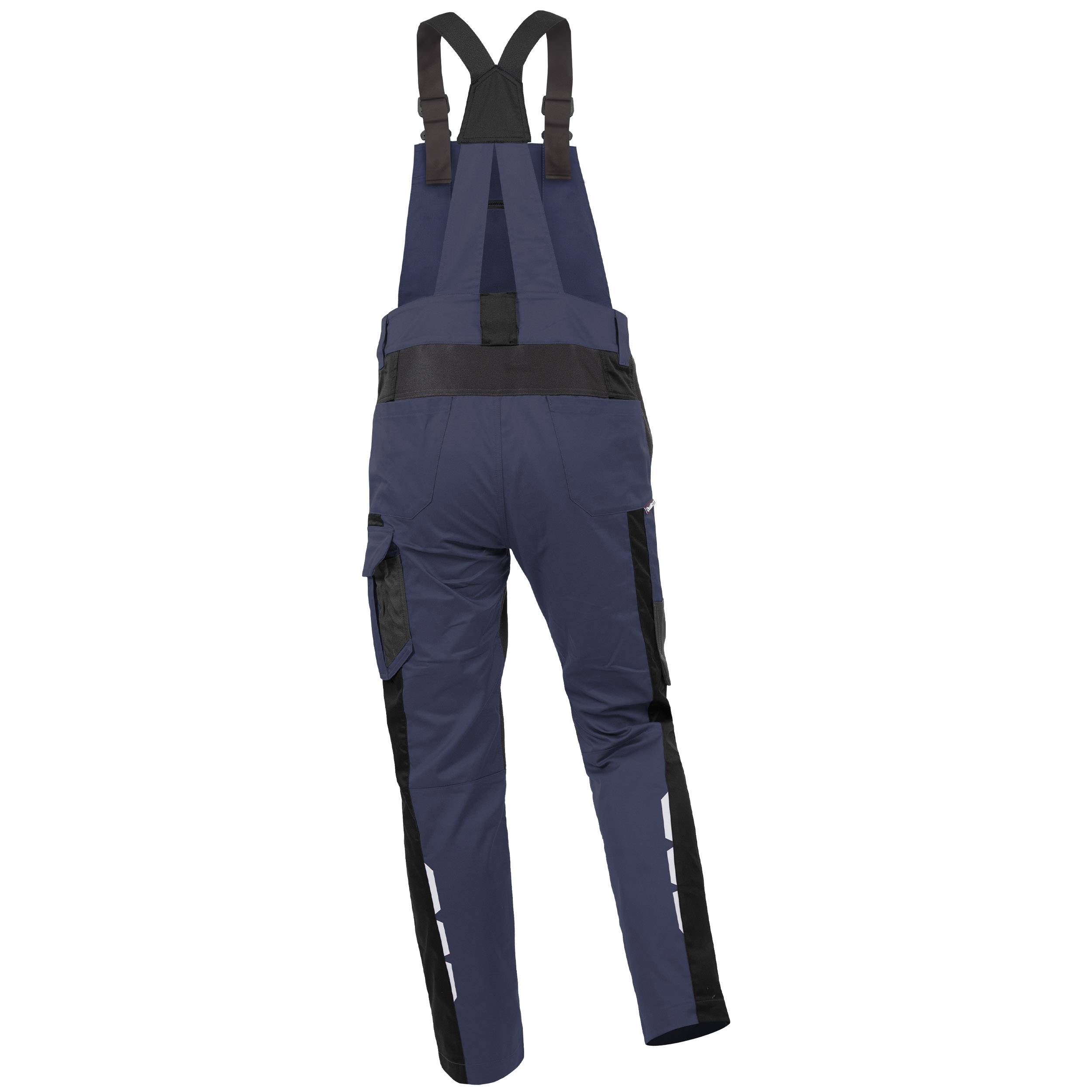 QUALITEX HIGH QUALITY WORKWEAR Latzhose IND - navy blazer/black beauty - Herren: 94