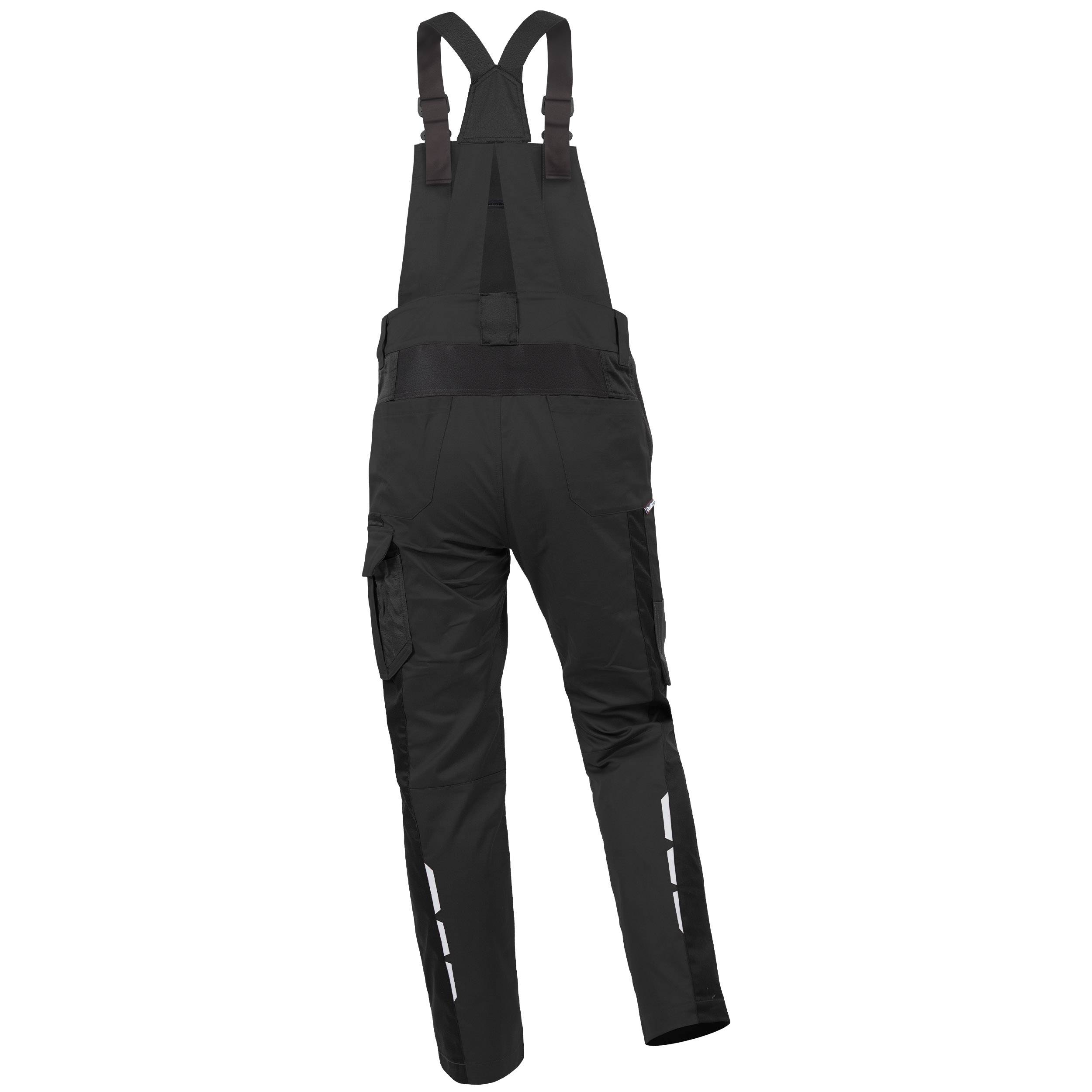 QUALITEX HIGH QUALITY WORKWEAR Latzhose IND - black beauty - Herren: 25