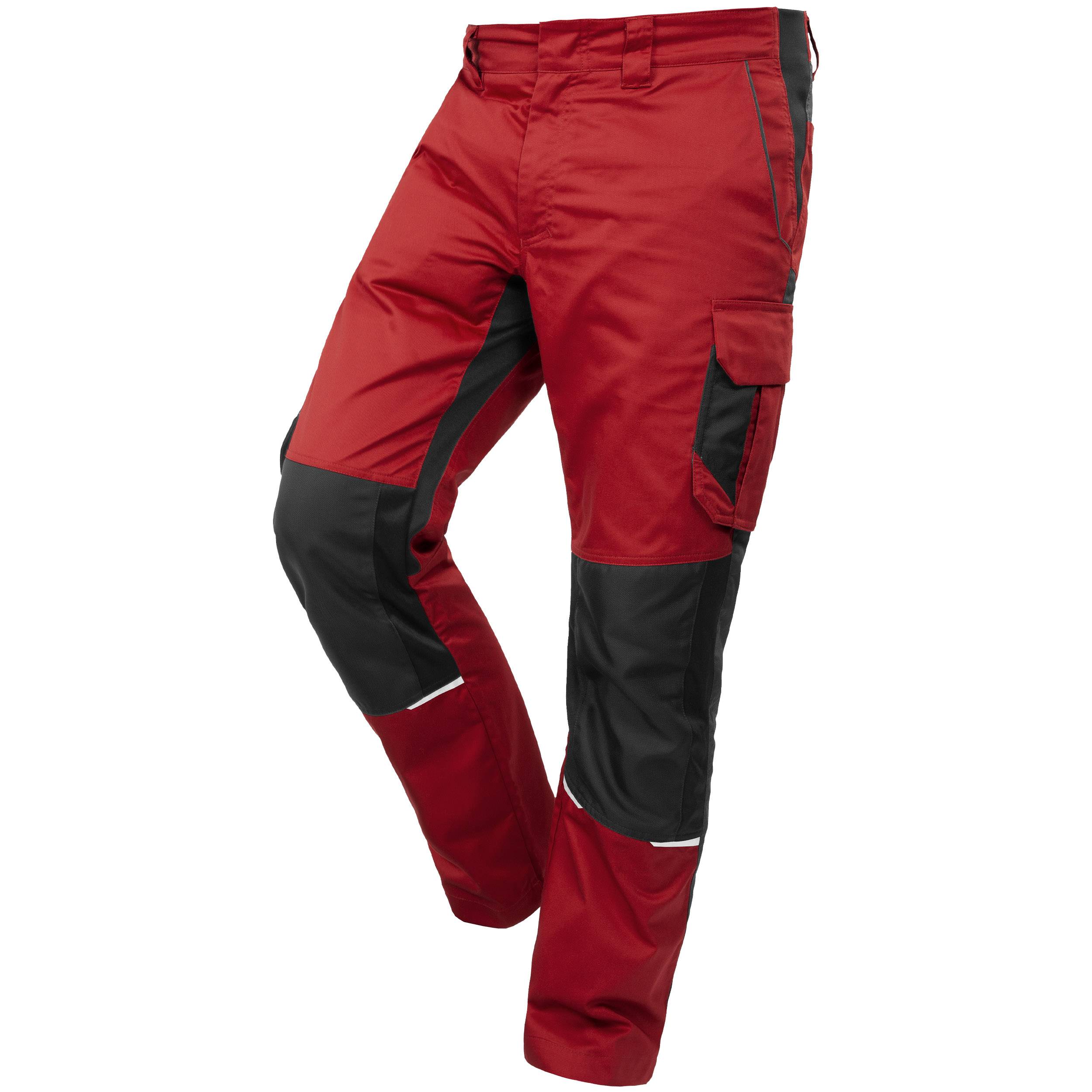 QUALITEX HIGH QUALITY WORKWEAR Bundhose IND - red dahlia/phantom - Herren: 44 Damen: 38