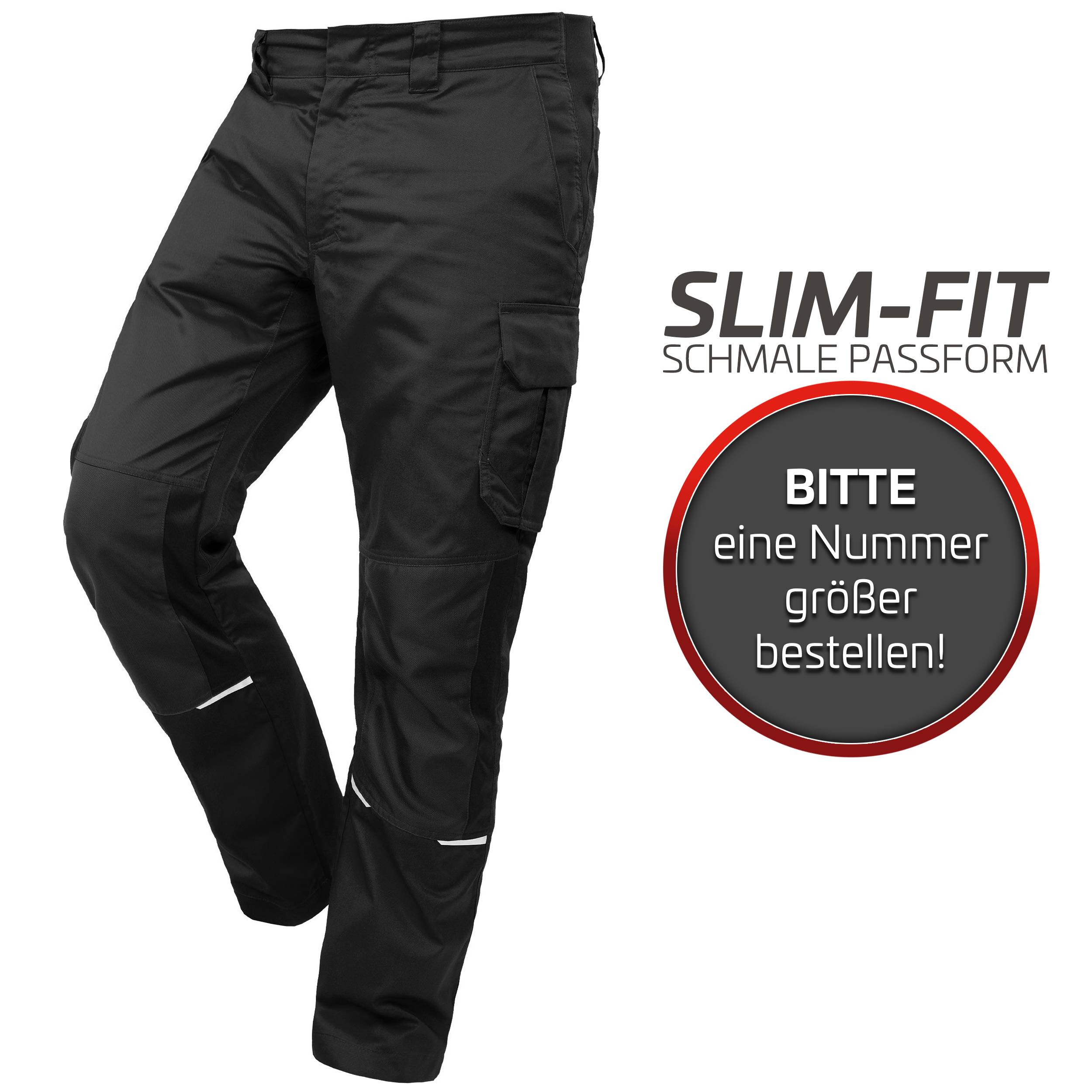 QUALITEX HIGH QUALITY WORKWEAR Bundhose IND - black beauty - Herren: 52 Damen: 46