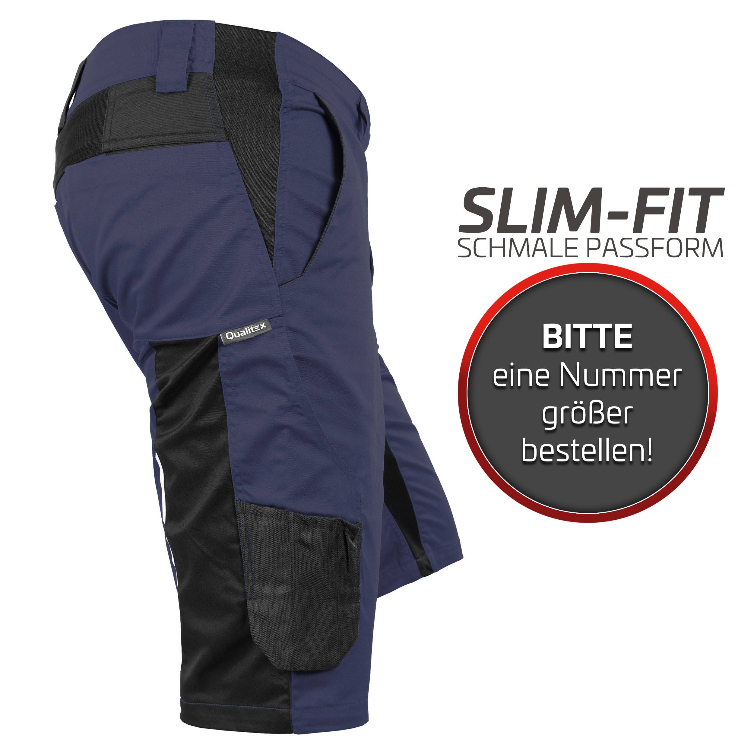 QUALITEX HIGH QUALITY WORKWEAR Shorts IND - navy blazer/black beauty - Herren: 56 Damen: 50