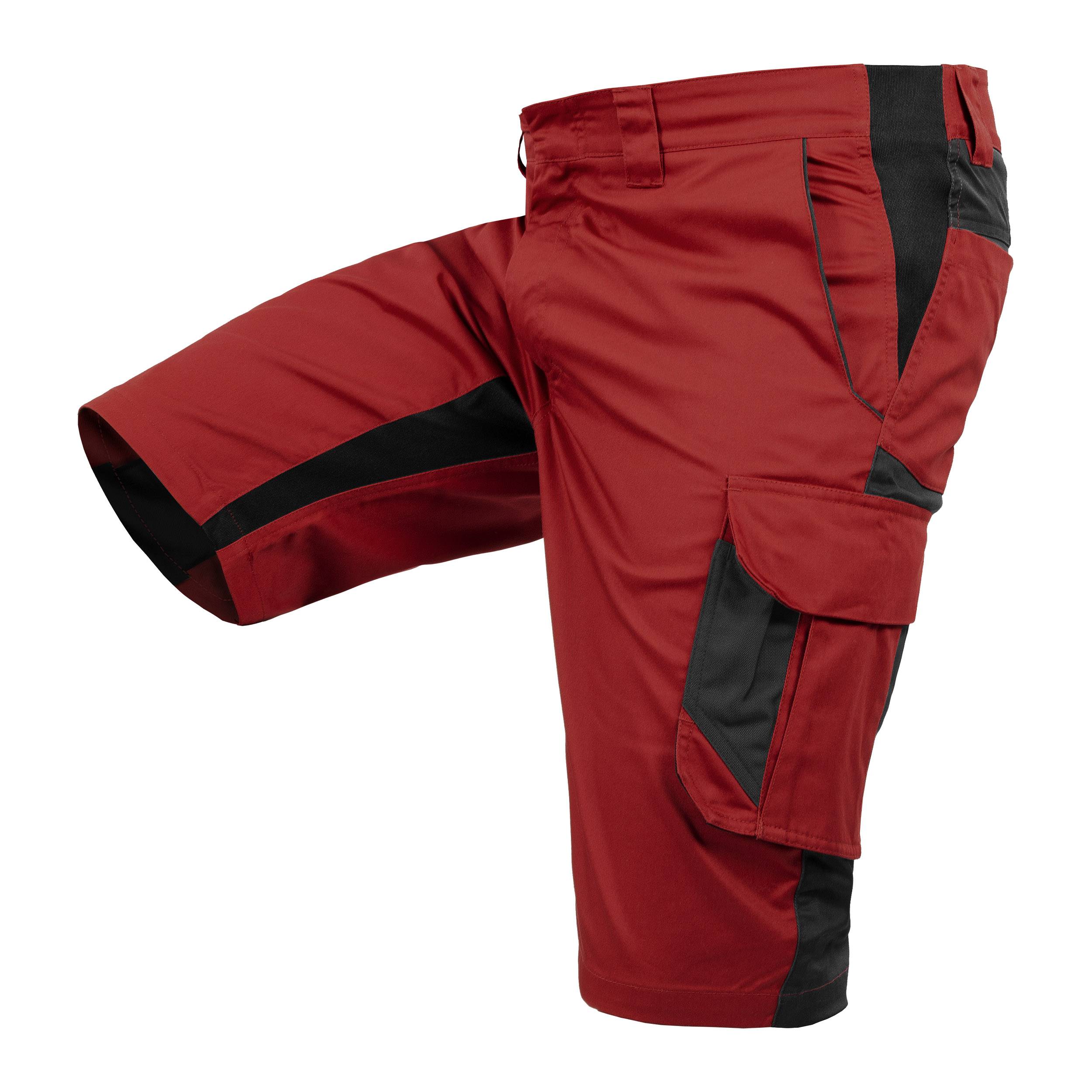 QUALITEX HIGH QUALITY WORKWEAR Shorts IND - red dahlia/phantom - Herren: 62 Damen: 56