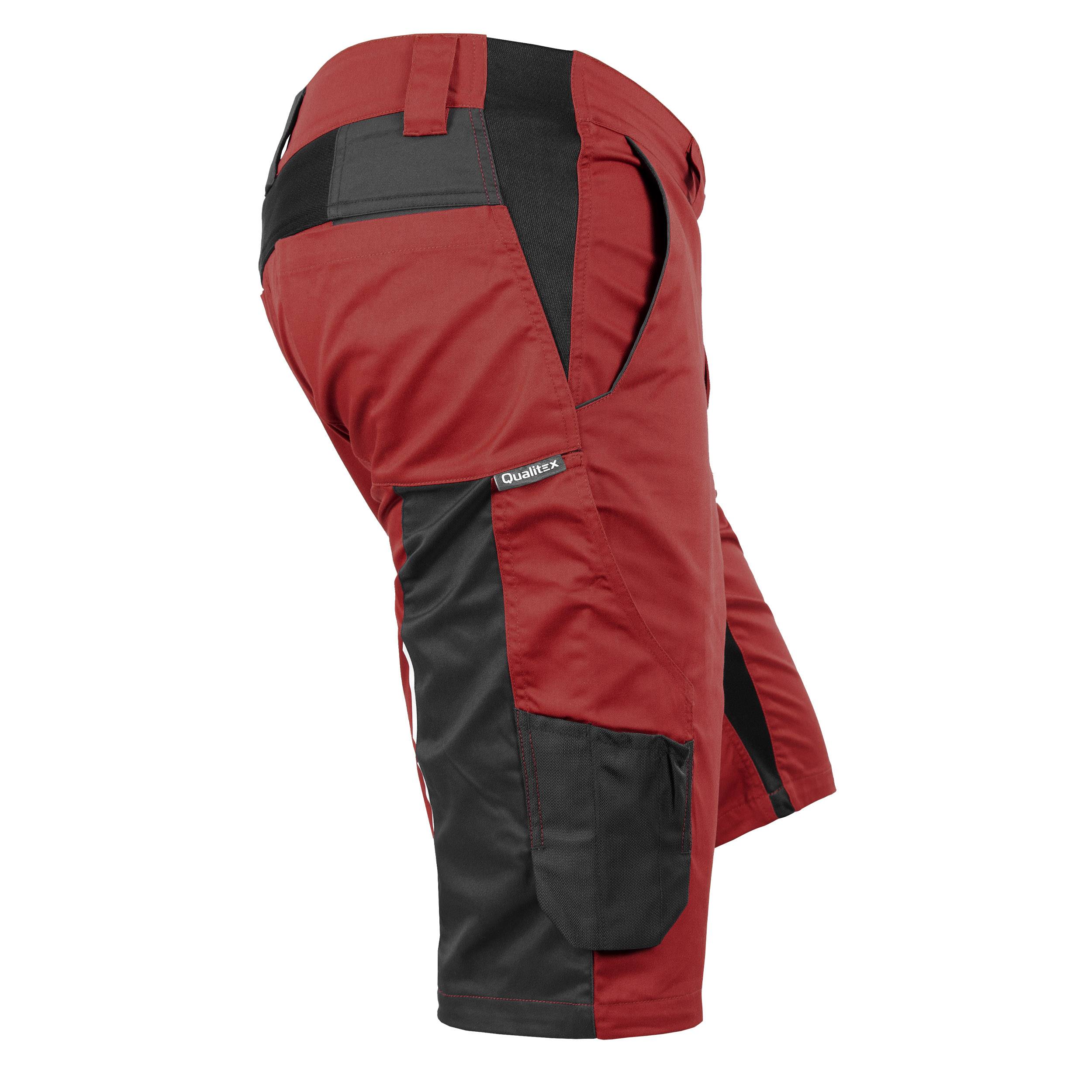 QUALITEX HIGH QUALITY WORKWEAR Shorts IND - red dahlia/phantom - Herren: 52 Damen: 46