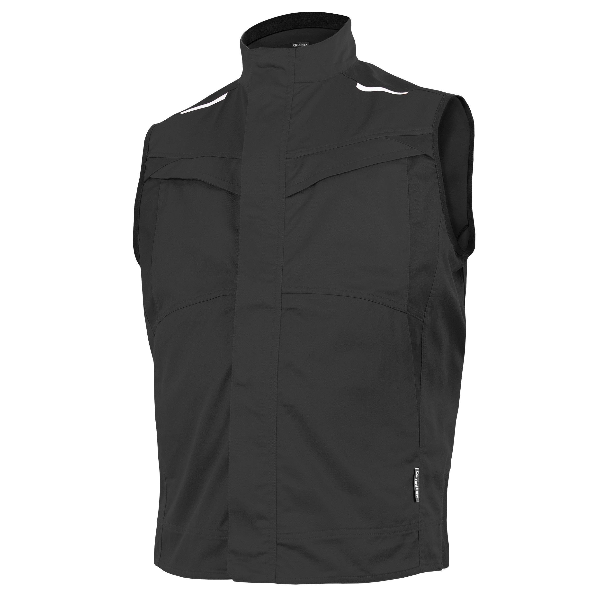 QUALITEX HIGH QUALITY WORKWEAR Weste IND - black beauty - Herren: 5XL Damen: 5XL