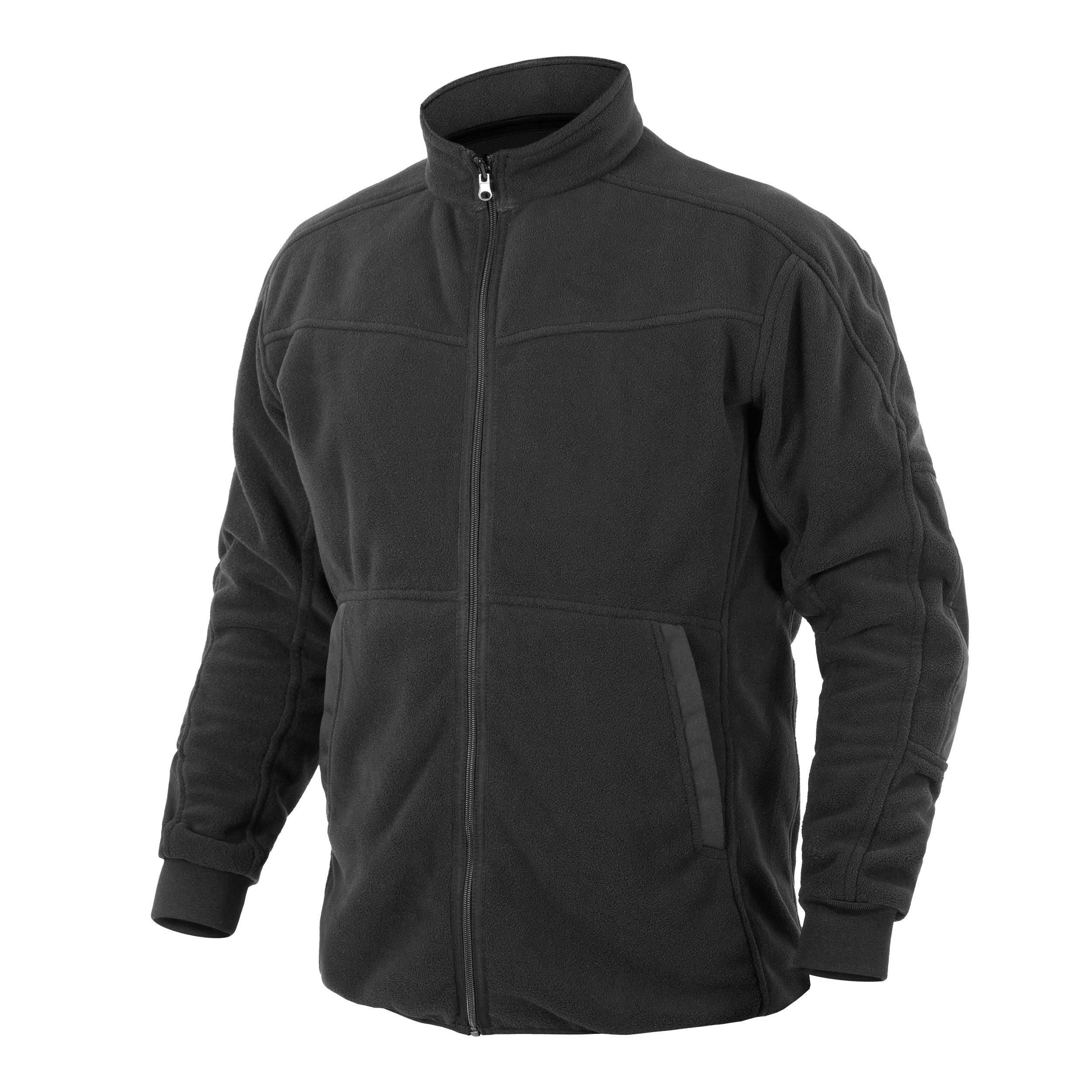 QUALITEX HIGH QUALITY WORKWEAR Fleecejacke IND - schwarz - Herren: 3XL Damen: 3XL