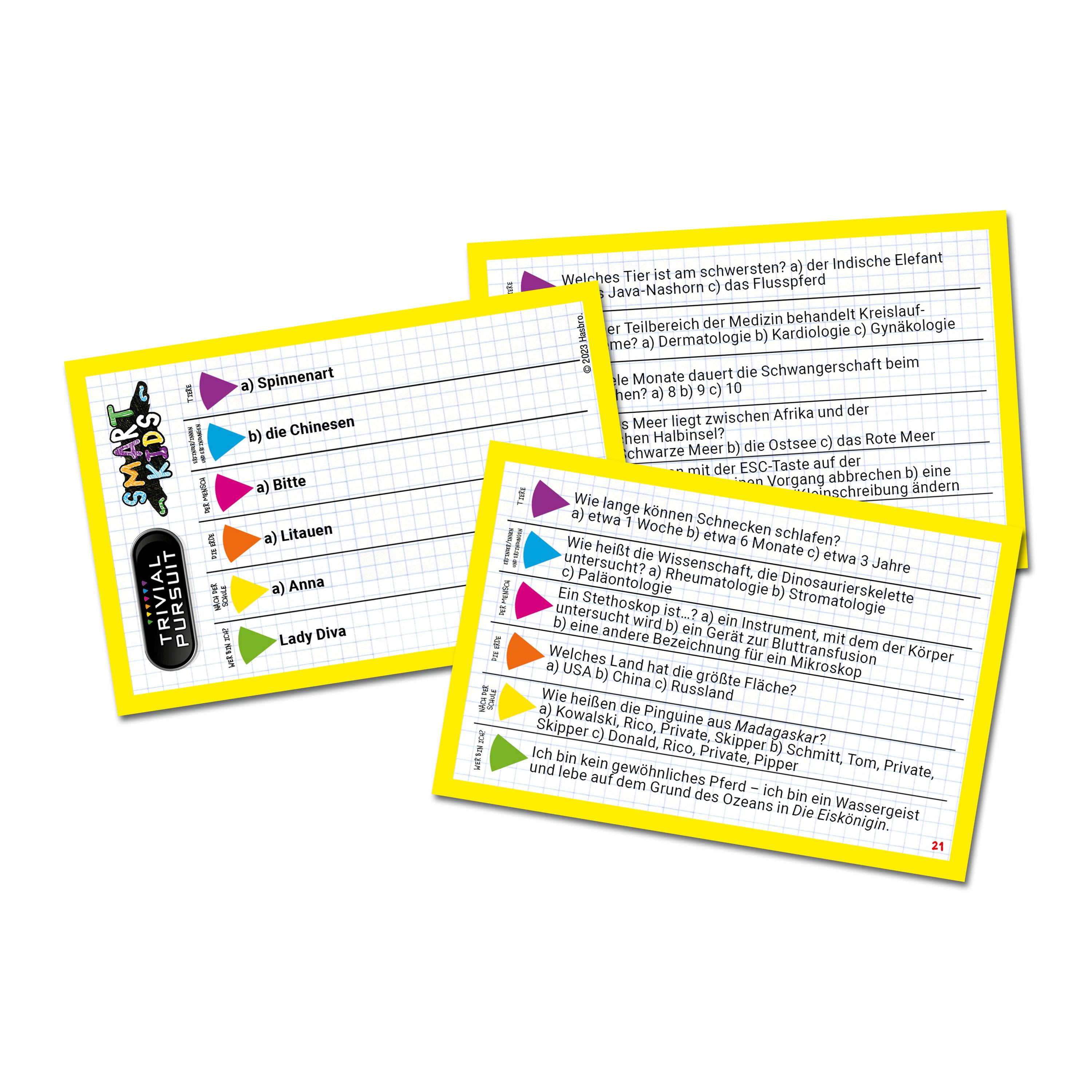 Trivial Pursuit - Smart Kids Wissensspiel Kinder Quiz Ratespiel Gesellschaftsspiel deutsch