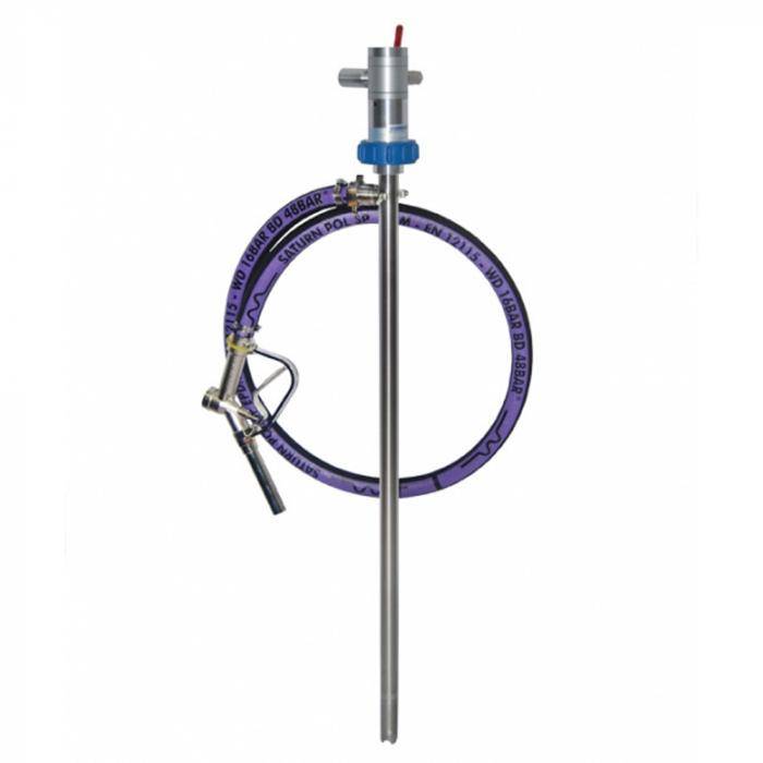 Laborpumpen-Set - Druckluftmotor JP-Air 1 - Edelstahl - Tauchrohrlänge 1200 mm - Tauchrohr-Ø 32 mm