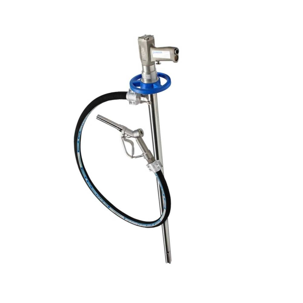 Fasspumpen Set JP-AIR 2 - (EX-​geschützt) - Edelstahl-Pumpwerk - Druckluft 600 W - max. 80 l/min - Außen-Ø 41 mm - Tauchrohrlänge 1000 mm - Prei
