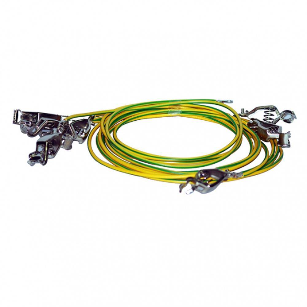 Potentialausgleichskabel - Länge 0,5 m - mit Federclip