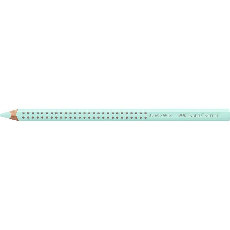 FABER-CASTELL Dreikant-Buntstift Jumbo GRIP PASTELL, grün
