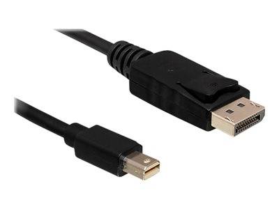 DELOCK Displayport Kabel mini DP -> DP St/St 5.00m sw 4K Multimedia-Technik Displayport-Kabel