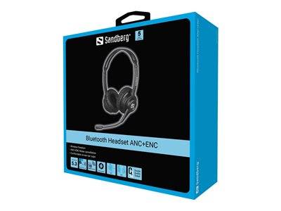 SANDBERG Bluetooth Headset ANC+ENC Eingabe / Ausgabe Kopfhörer & Headsets