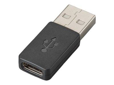 HP Poly USB-C to USB-A Adapter Eingabe / Ausgabe Kopfhörer & Headsets