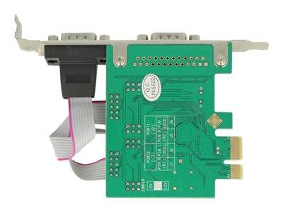 DELOCK PCI Express Card > 2x Seriell RS-232 HigSpeed 921K Multimedia-Technik PCI Karten