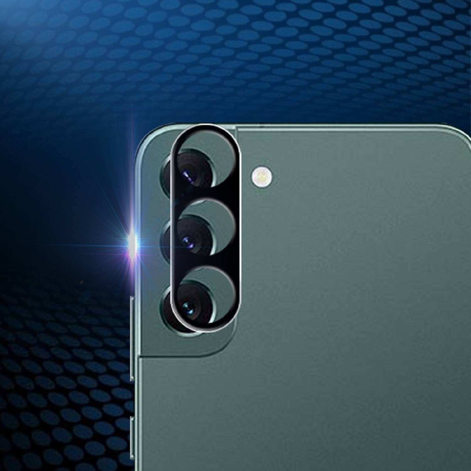 1x Kamera 9H Panzerhartglas für Samsung Galaxy A15 3D KLAR Schwarzes ECHTES TEMPERED Panzerglas Kameraglas Kamerhartglas Kameraschutzglas Schutzglas