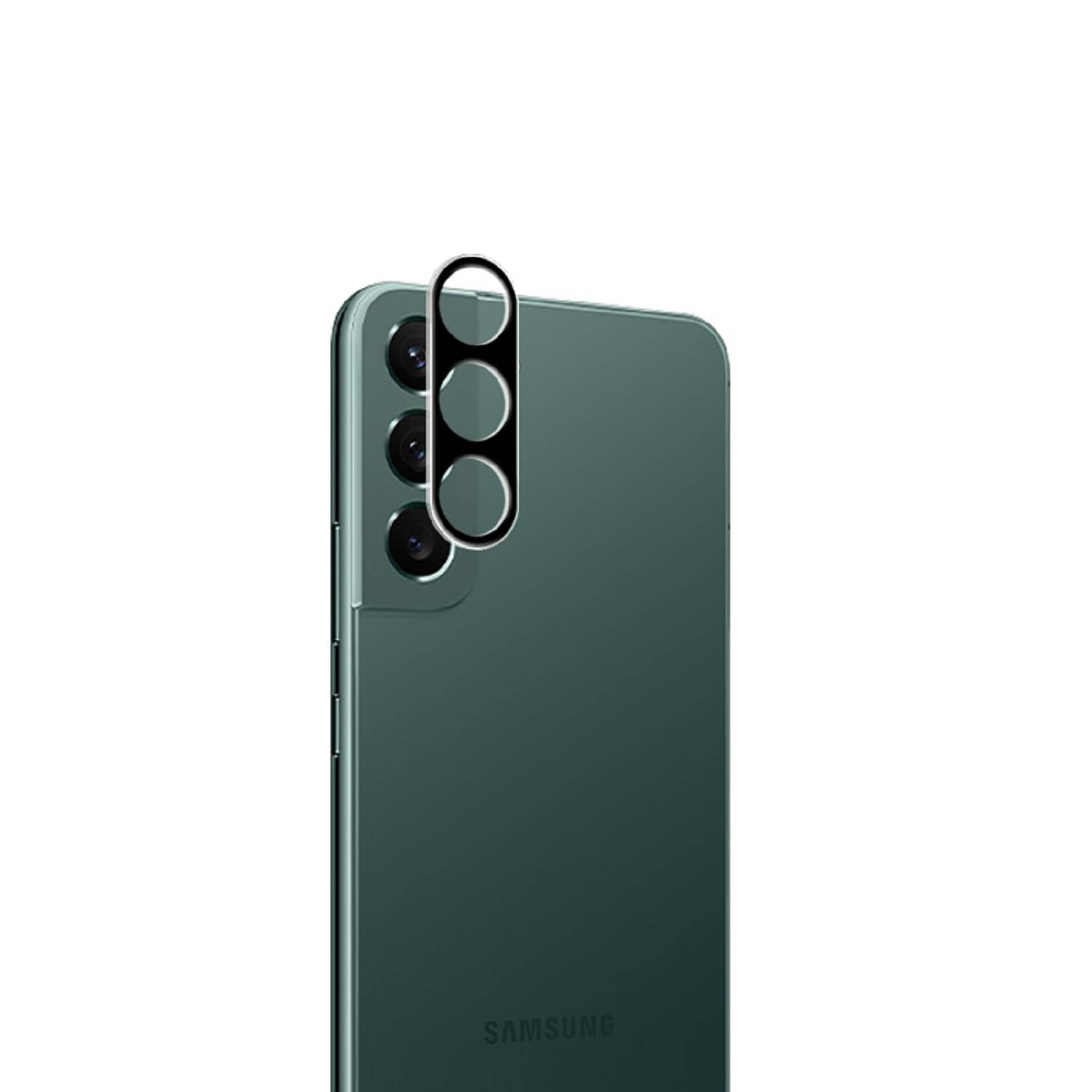 1x Kamera 9H Panzerhartglas für Samsung Galaxy S24 Plus 3D KLAR Schwarzes ECHTES TEMPERED Panzerglas Kameraglas Kamerhartglas Kameraschutzglas