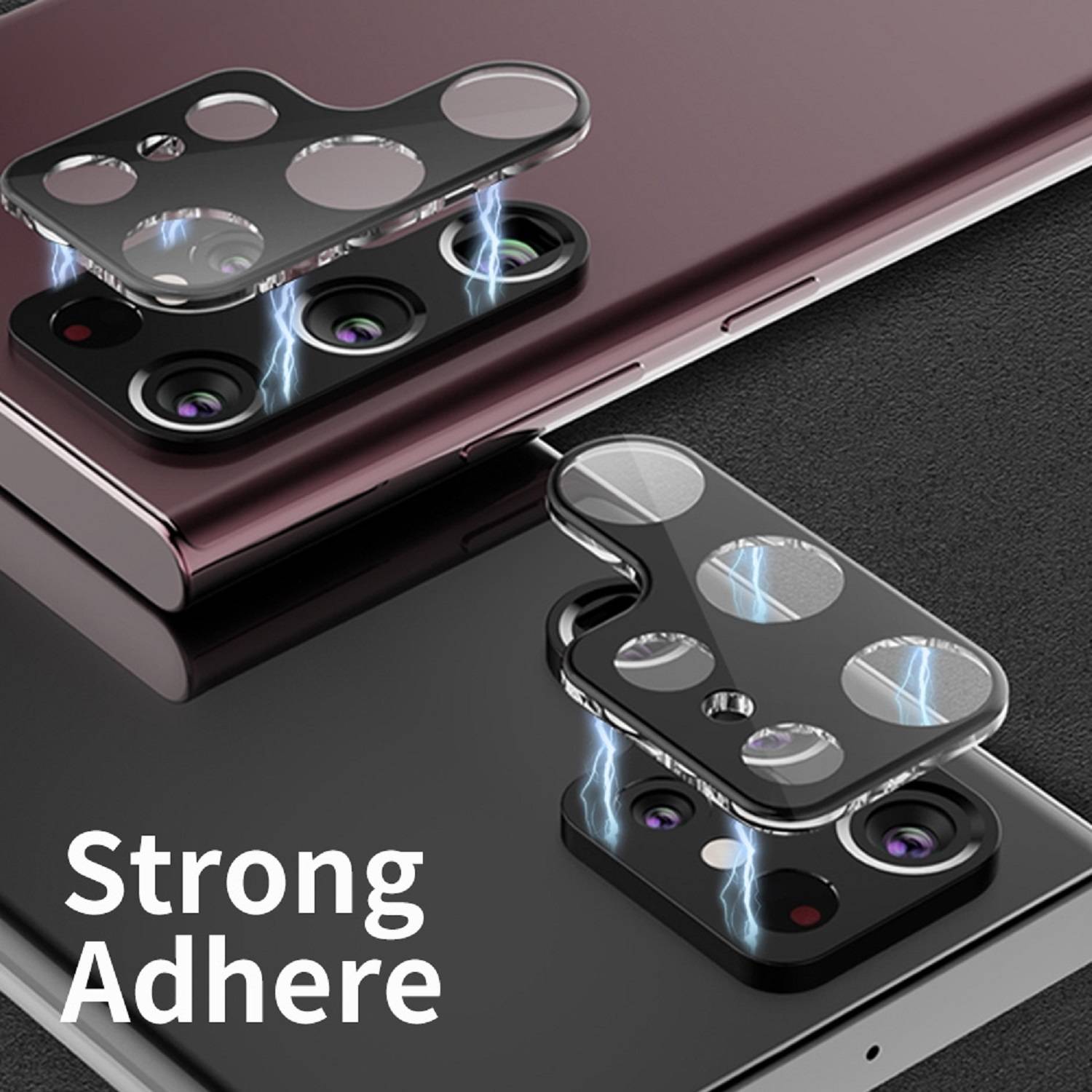 6x Kamera 9H Panzerhartglas für Samsung Galaxy S24 Ultra 3D KLAR Schwarzes ECHTES TEMPERED Panzerglas Kameraglas Kamerhartglas Kameraschutzglas