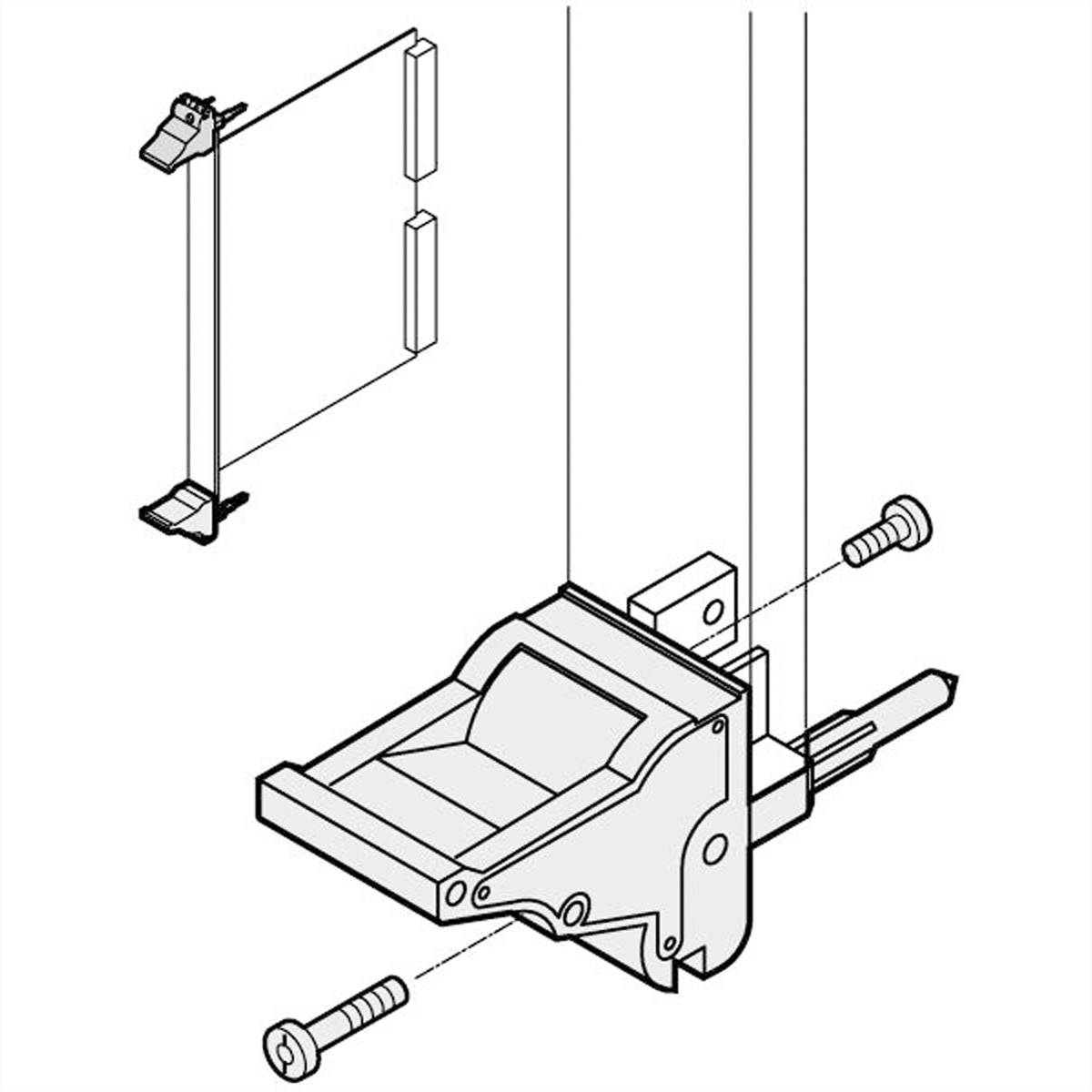SCHROFF IEL-Griff - IEL-GRIFF UNTEN GR/SW 10STK