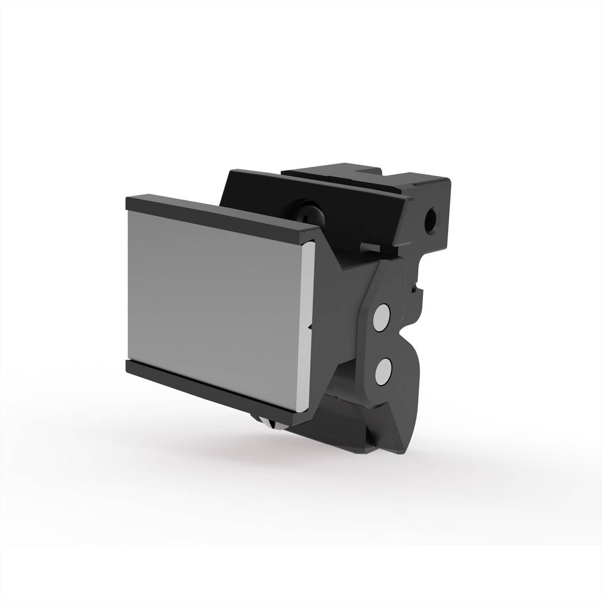 SCHROFF Aushebegriff in Trapezform, Typ 2 - TRAPEZGRIFF OP RAL9005 10STK