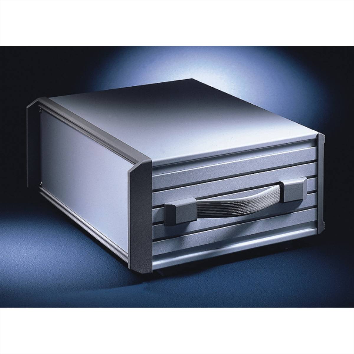SCHROFF Bandgriff, Breite 25 mm - BANDGRIFF M. ADAPTER RAL7016