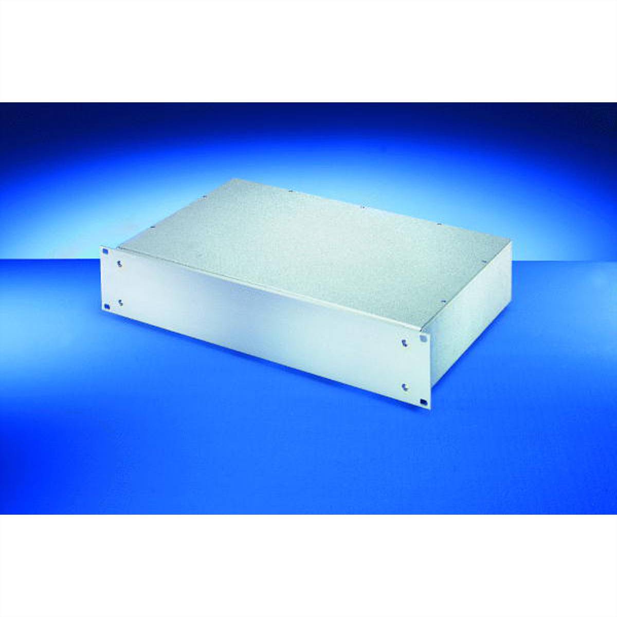 SCHROFF 19"-Kompletteinschub aus Stahlblech, Deck- und Bodenblech geschlossen - MULTIPAC 2HE 340T ALZN