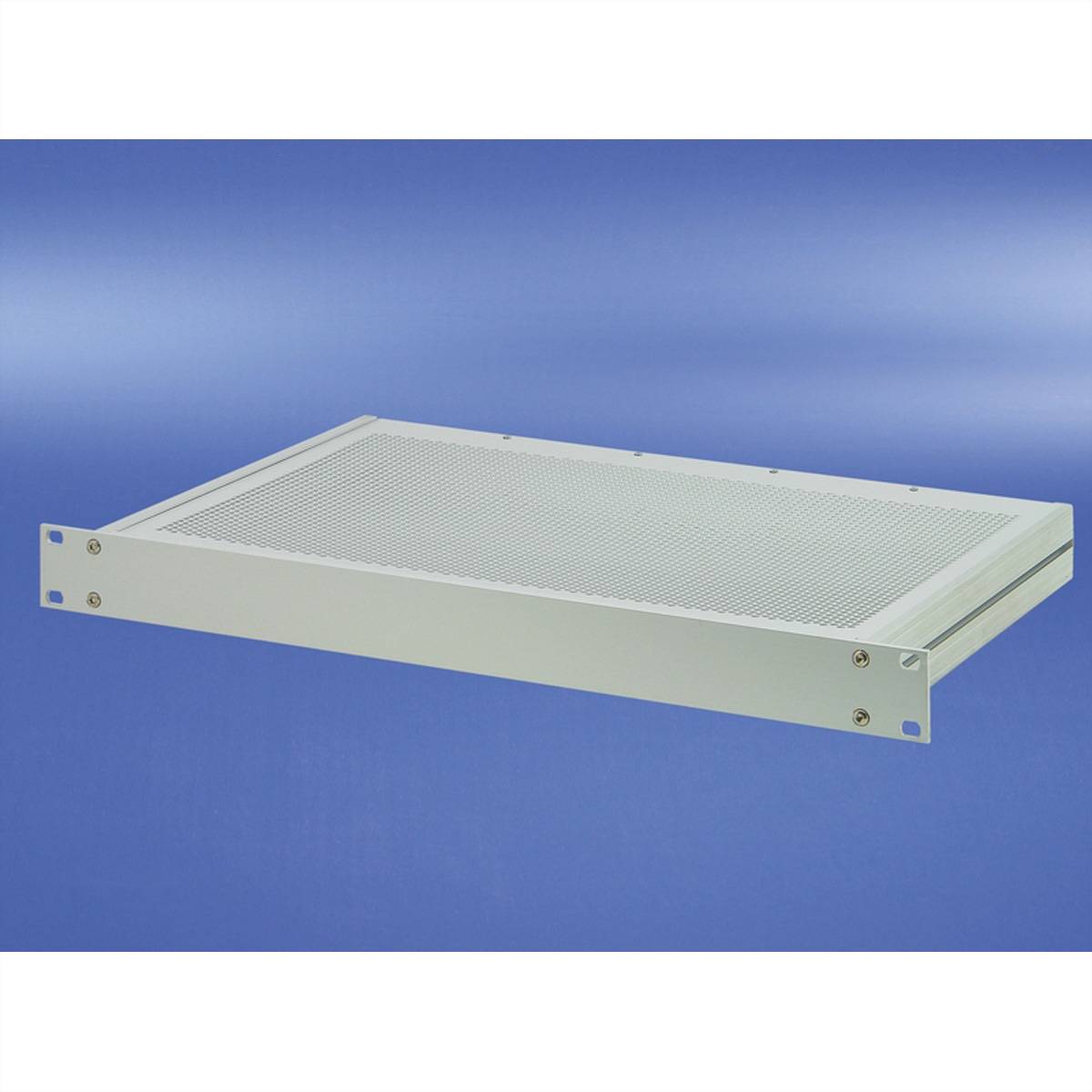 SCHROFF 19"-Kompletteinschub aus Aluminium, Deck- und Bodenblech perforiert - MULTIPAC PRO 2HE 340T DBLPER
