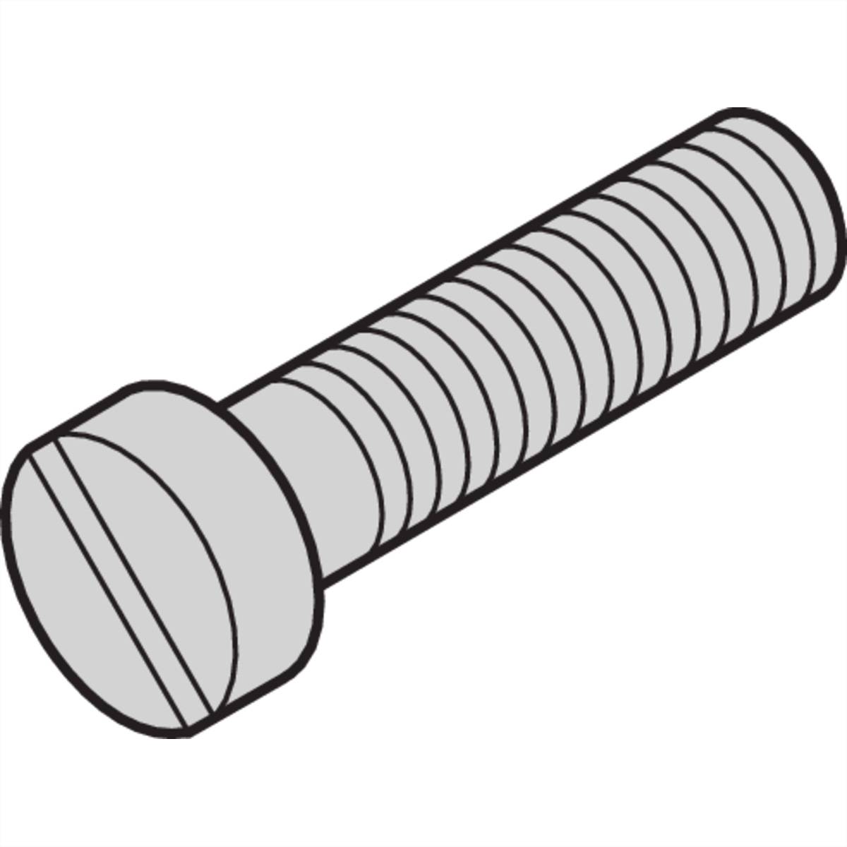 SCHROFF Zylinderschraube - NTS SCHRAUBE M2,5X5 100ST