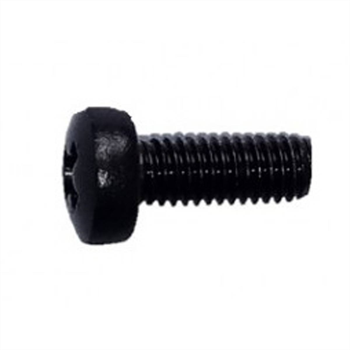 SCHROFF Linsenschraube M6, verzinkt, schwarz - LINSENSCHRAUBE M6X16 100ST