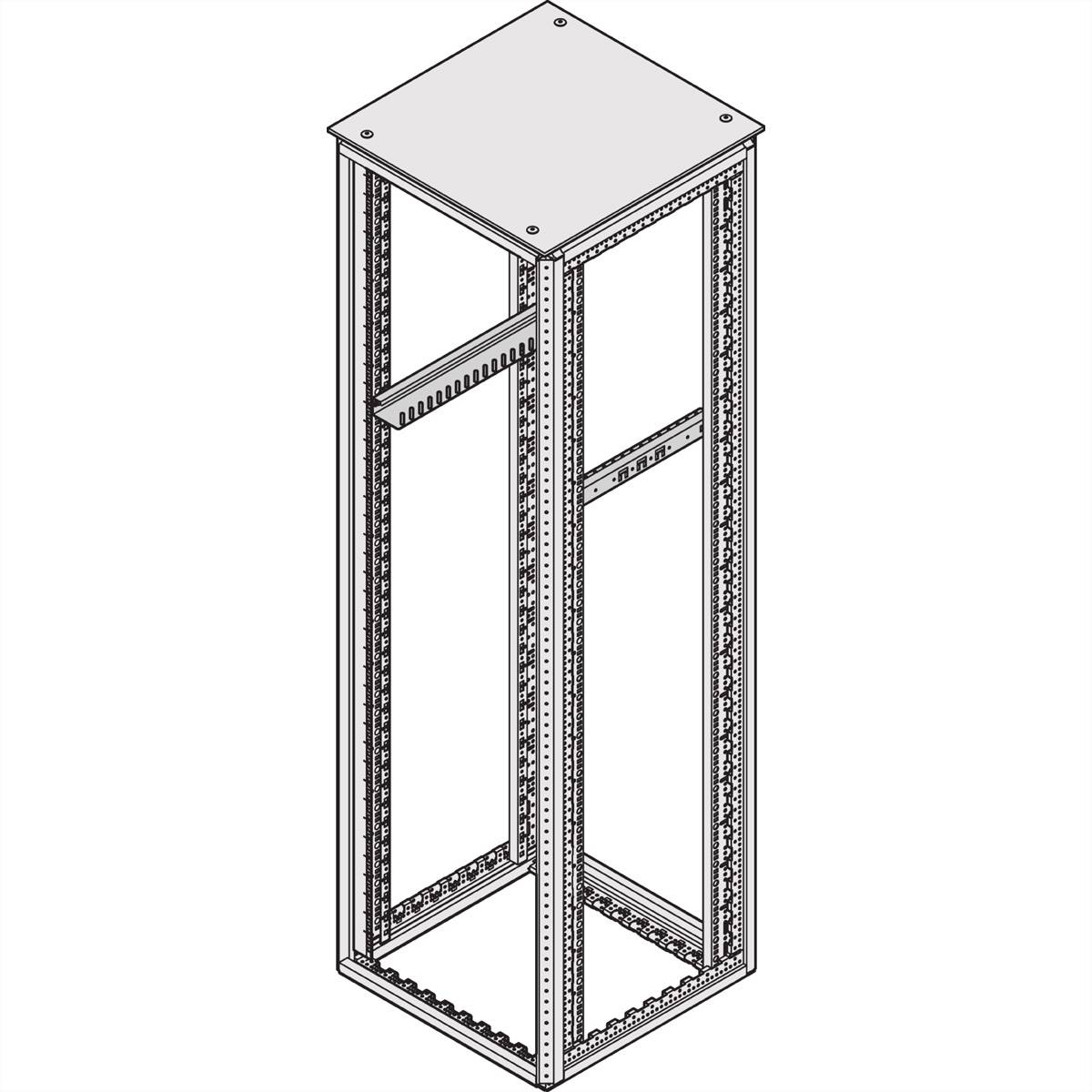 SCHROFF Gleitschiene 25 kg - GLEITSCHIENEN STD 800T 2STK