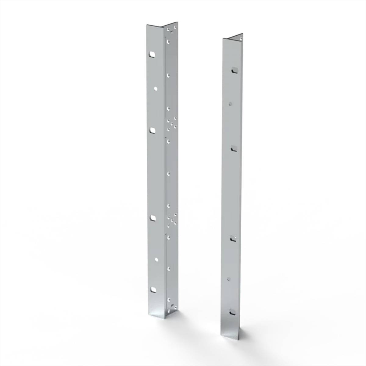 SCHROFF 19"-Winkel Typ F mit / ohne Grifflöcher für Textildichtung - 19"WINKEL 9HE M.GR. 2STK