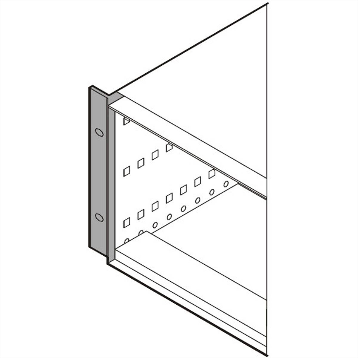 SCHROFF 19"-Befestigungswinkel zum Umrüsten - RATIOPAC PRO 19"WINKEL 6HE