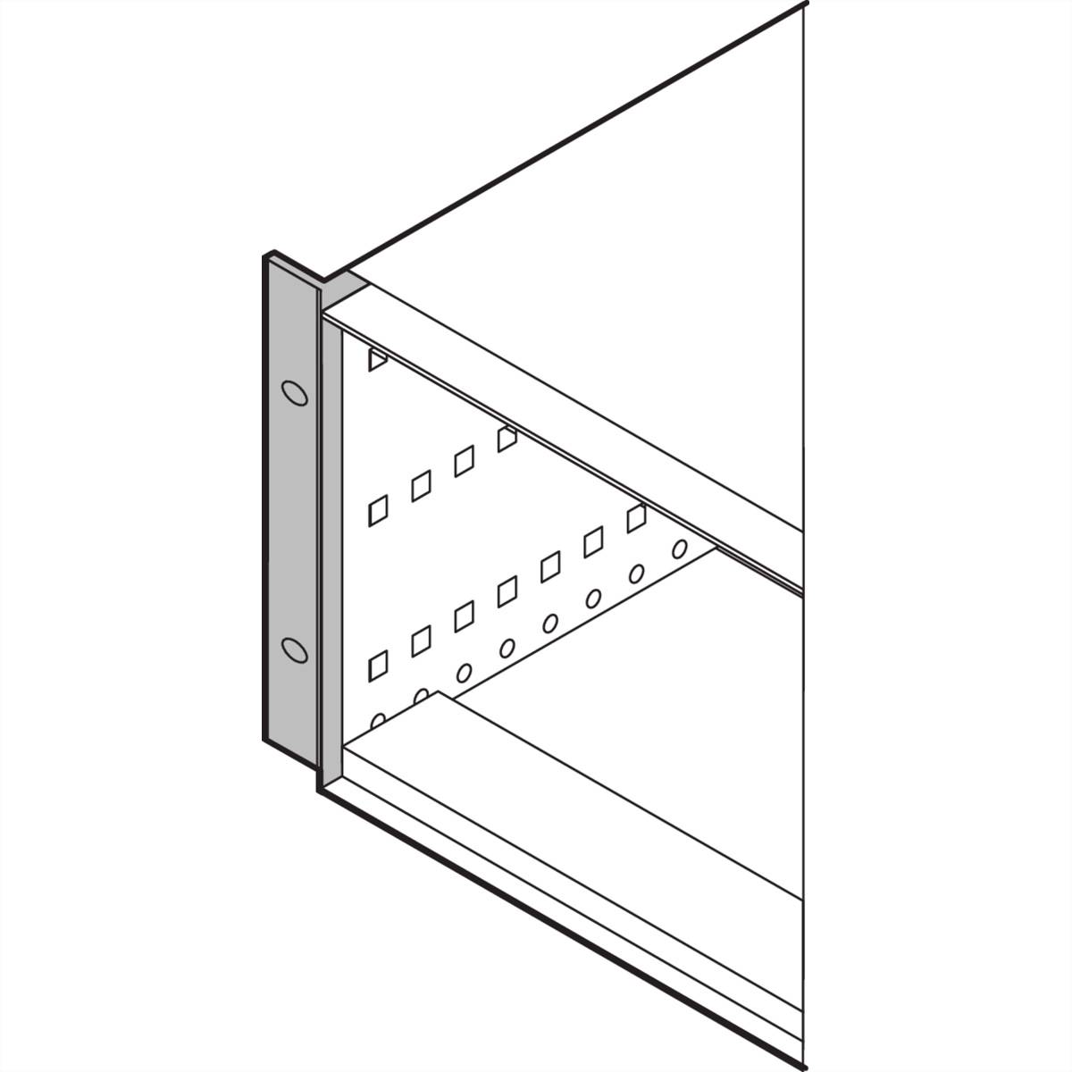 SCHROFF 19"-Befestigungswinkel - RATIOPAC PRO 19"WINKEL 4HE