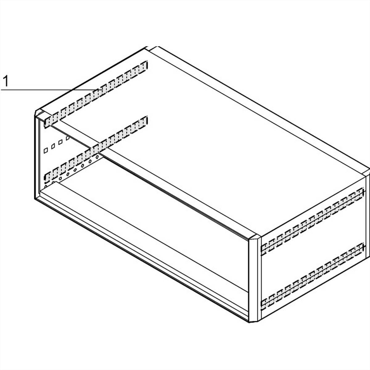 SCHROFF EMV-Dichtung Seitenwand - Abdeckblech - KONTAKTSTREIF.ADBL-SW 435T(4)