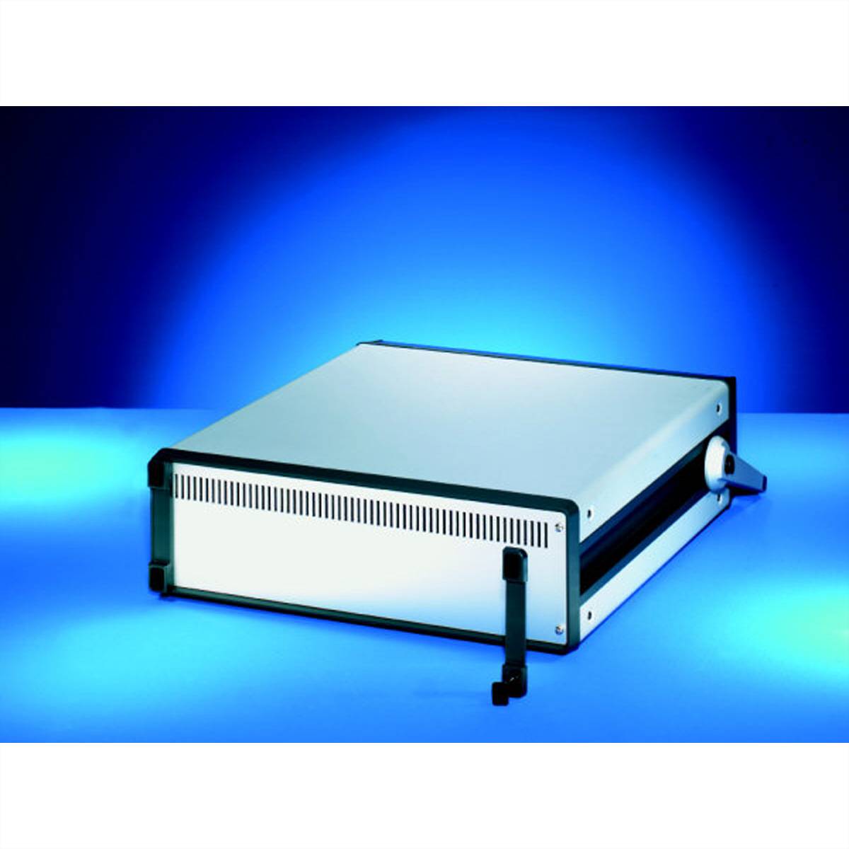 SCHROFF Rückwandfuss mit Gummieinlage - RUECKWANDFUSS 4HE RAL7016