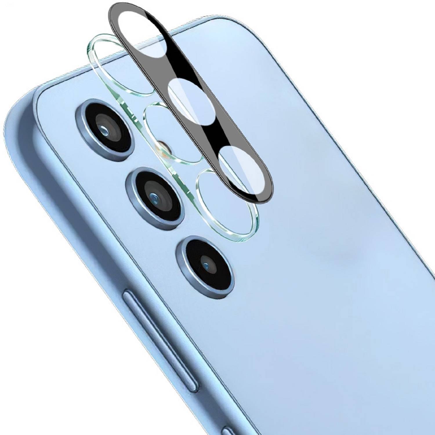 Kopie von 5x Kamera 9H Panzerhartglas für Samsung Galaxy A54 3D KLAR Schwarzes ECHTES TEMPERED Panzerglas Kameraglas Kamerhartglas Kameraschutzglas