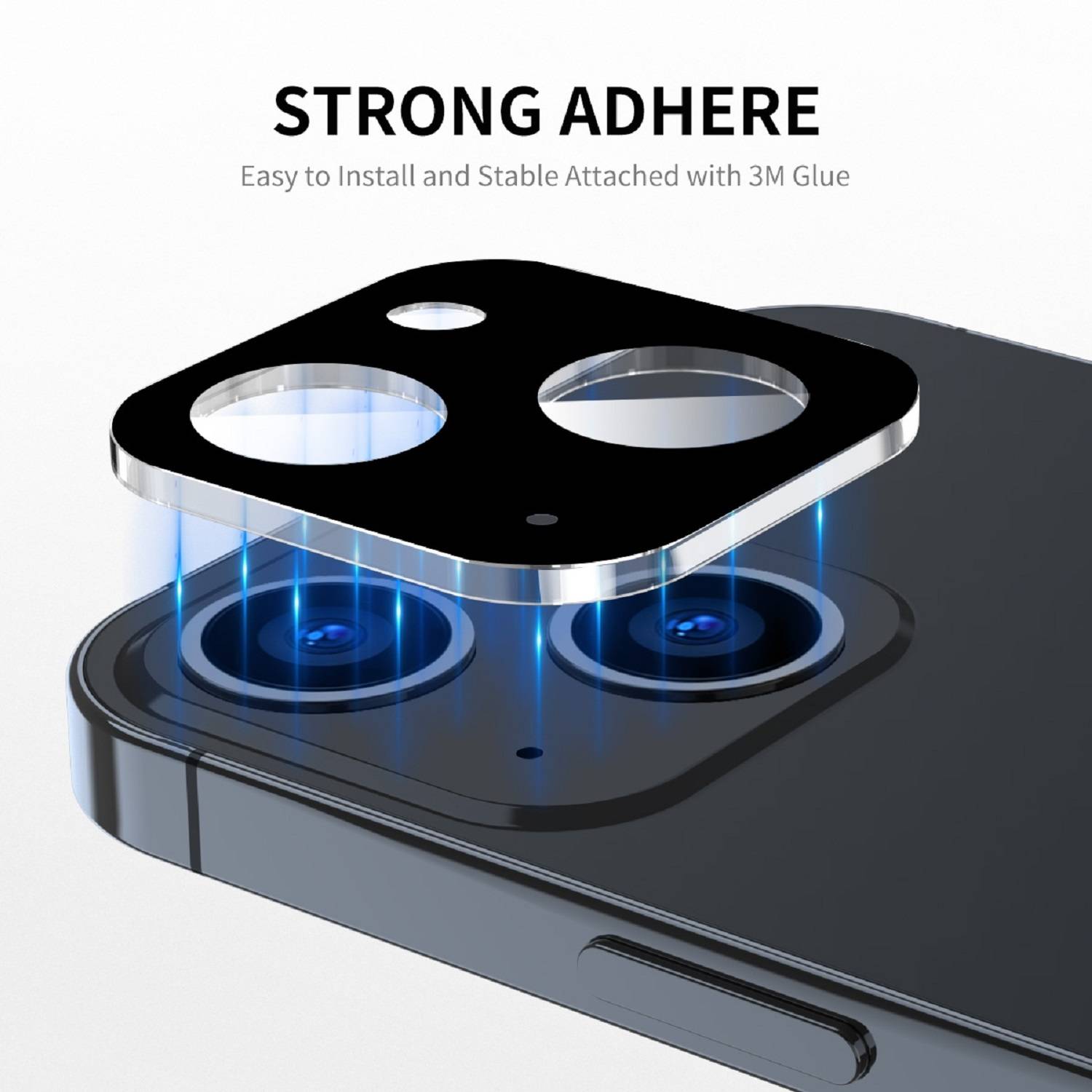 5x Kamera 9H Panzerhartglas für iPhone 15 Plus 3D KLAR Schwarzes ECHTES TEMPERED Panzerglas Kameraglas Kamerhartglas Kameraschutzglas Schutzglas