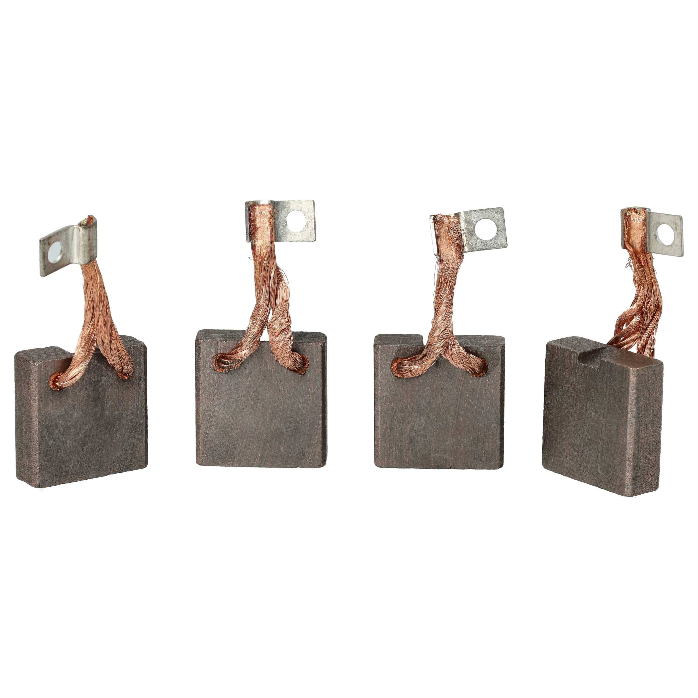 vhbw 4x Kohlebürste 25,5 x 25,7 x 8,9 mm kompatibel mit Jungheinrich Stapler 0871429 Nutzfahrzeug