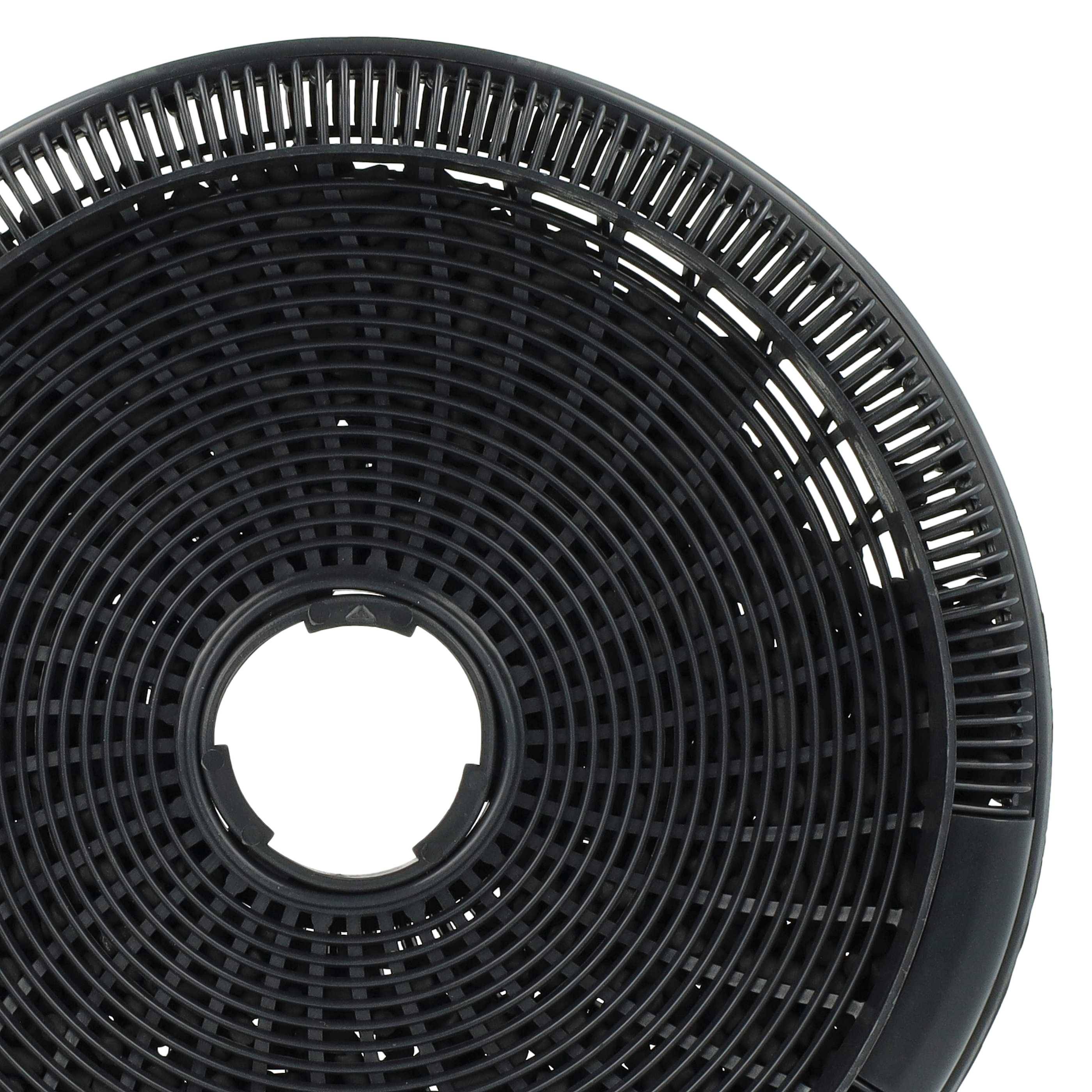 vhbw 1x Aktivkohlefilter kompatibel mit AEG DVE5971HB, DVE5971HG, DVS567AHG, DVS597AHG, GD5975V, GD5675V, GD5870V Dunstabzugshaube