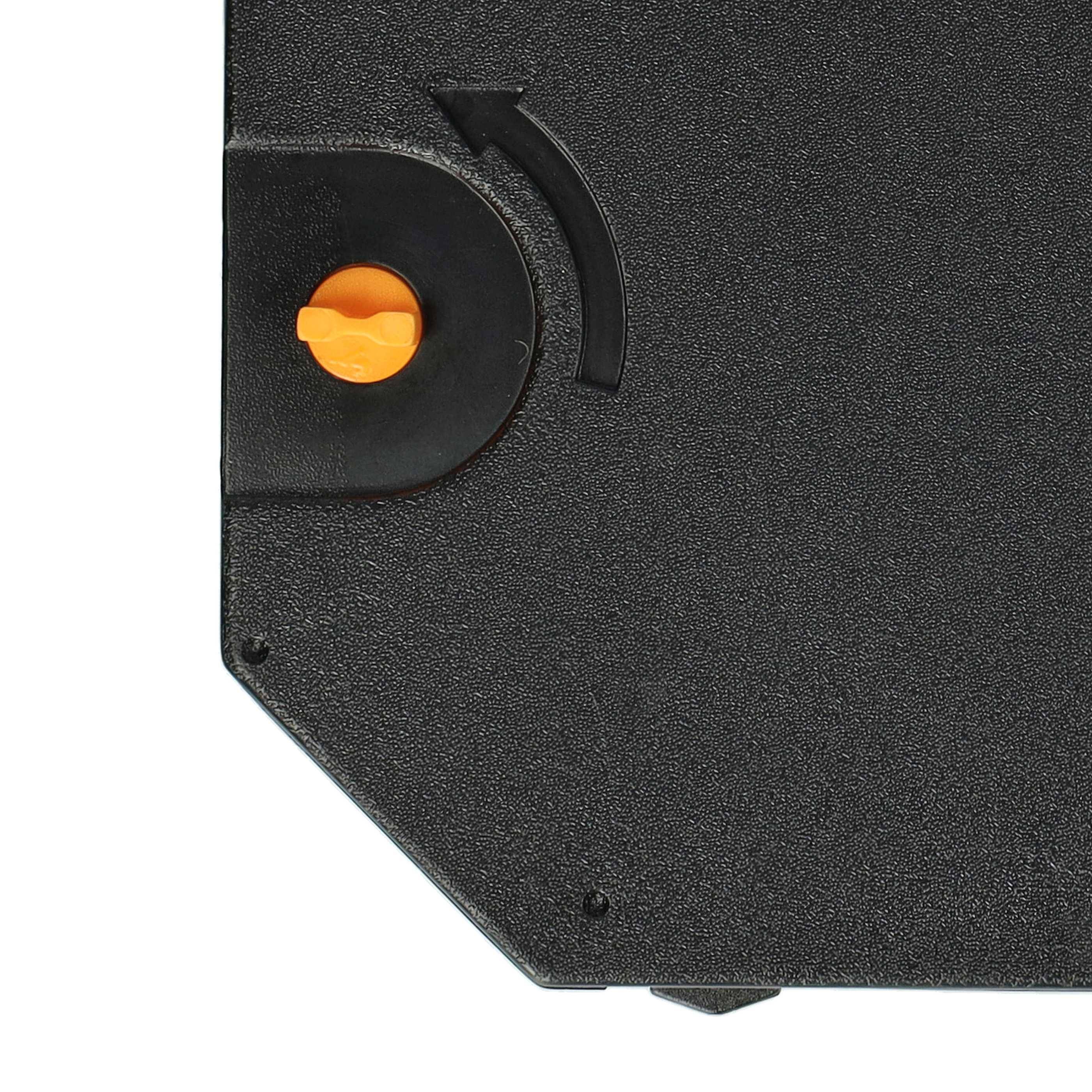 vhbw Farbband Schriftband kompatibel mit Silver Reed ER 17 Nadeldrucker | Bondrucker - Carbonband, Schwarz