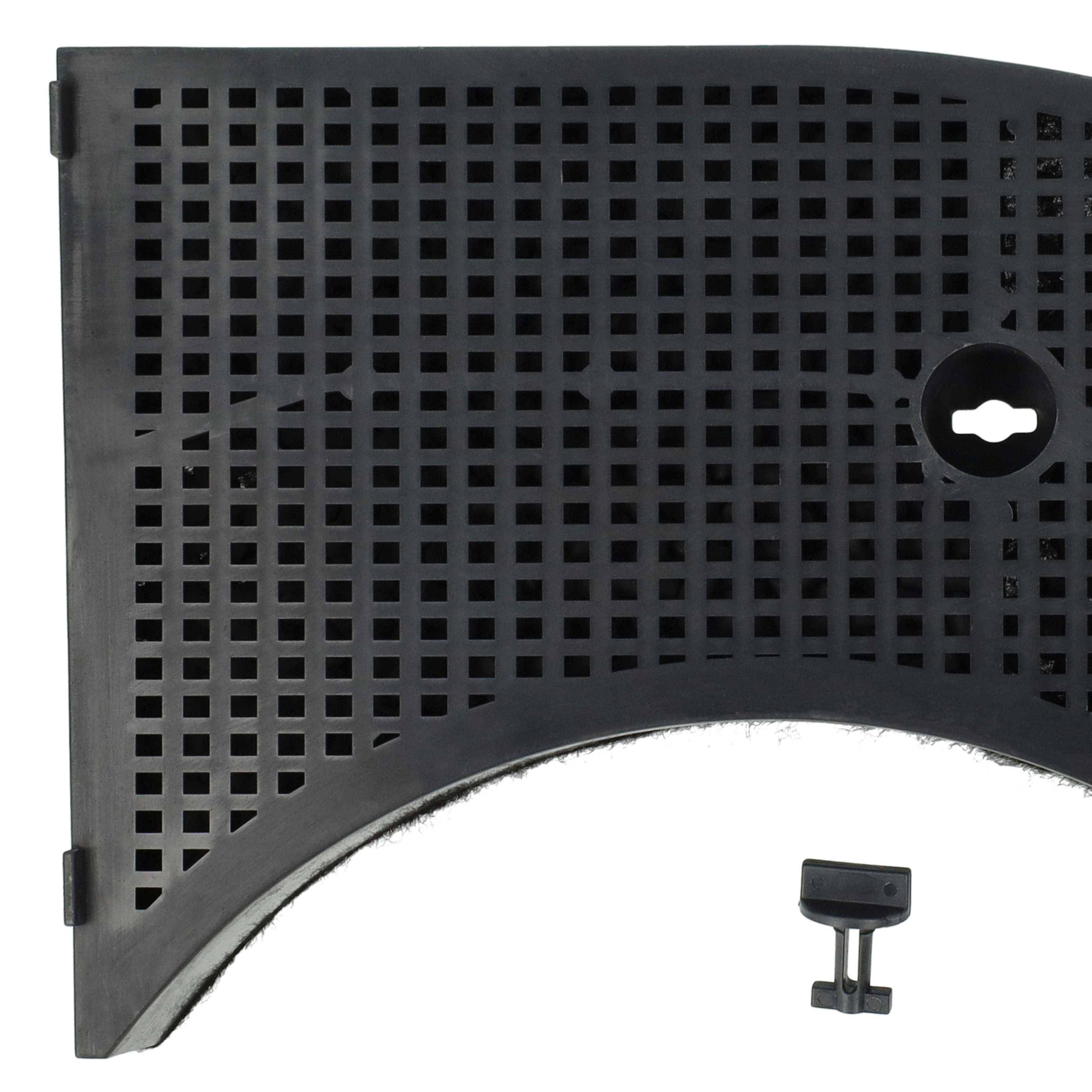 vhbw Aktivkohlefilter kompatibel mit Neutral CH 100 5 800.947.21, CH 100 W 200.947.24 Dunstabzugshaube - 28 x 13,3/9,5 x 2,6 cm