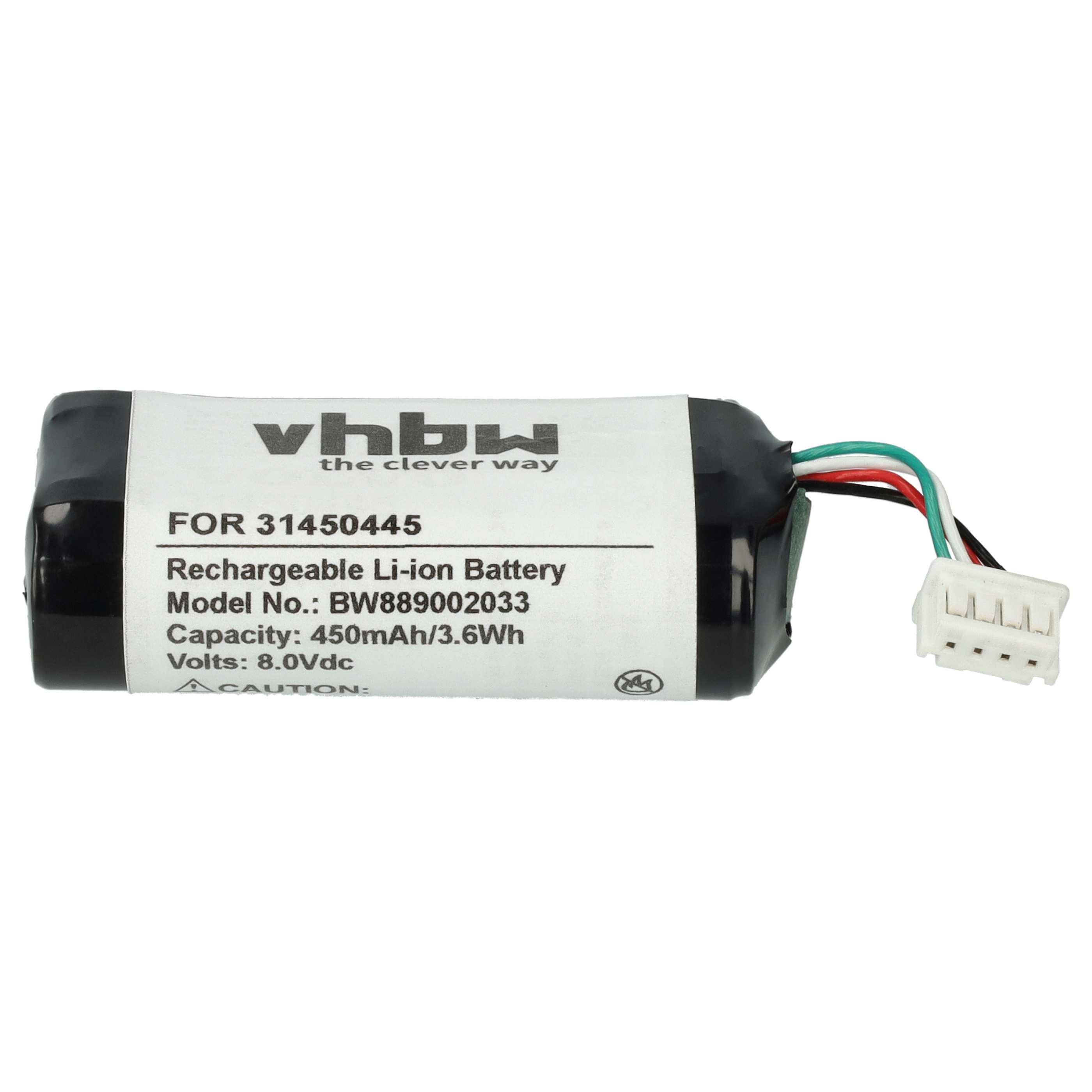 vhbw Akku kompatibel mit Volvo XC90 (2017-) Fahrzeugcomputer, Fahrzeug-PC (450 mAh, 8 V, Li-Ion)