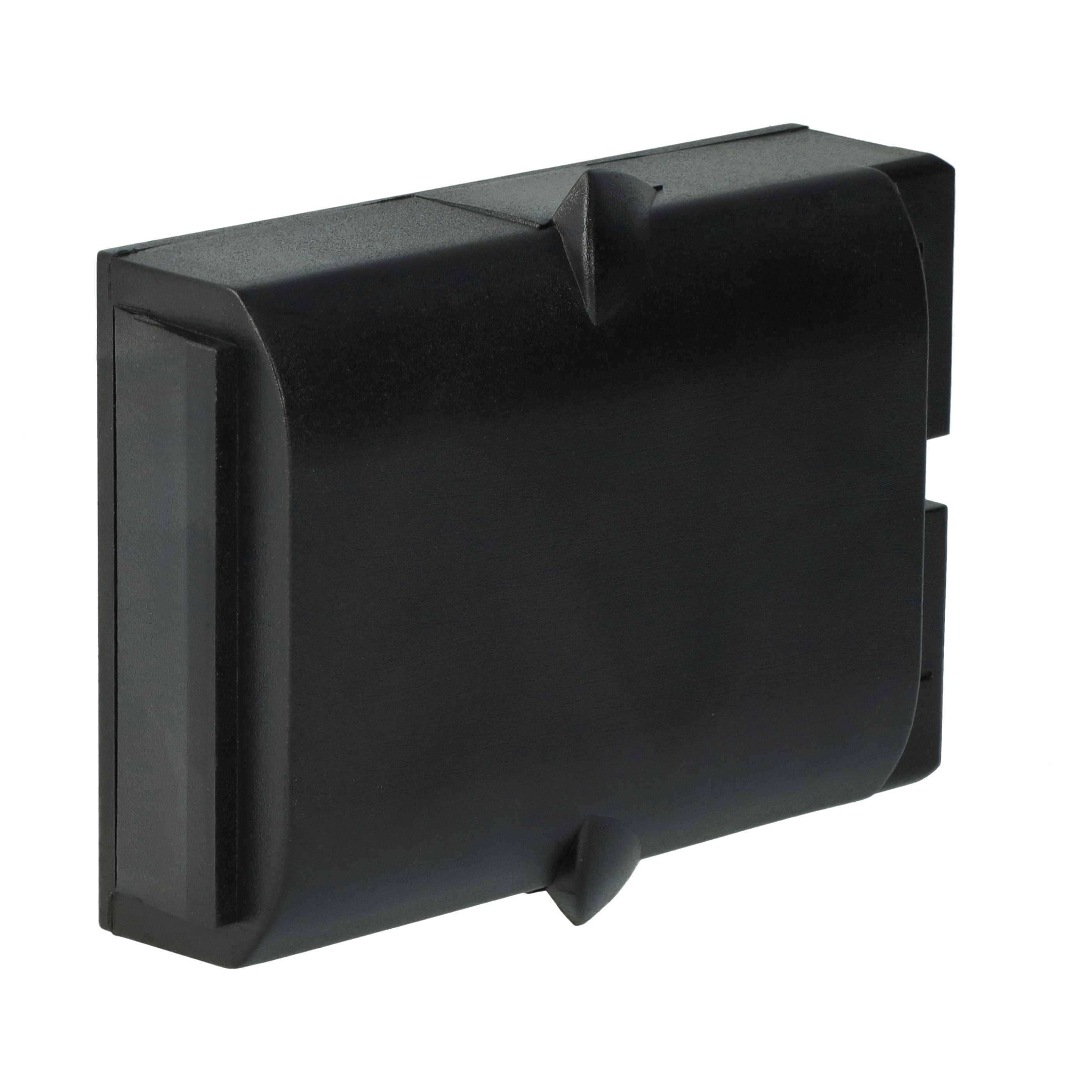 EXTENSILO 5x Akku kompatibel mit Ikusi TM61, TM60, TM62 Industrie-Funkfernsteuerung Fernbedienung (750 mAh, 7,2 V, NiMH) - Schwarz