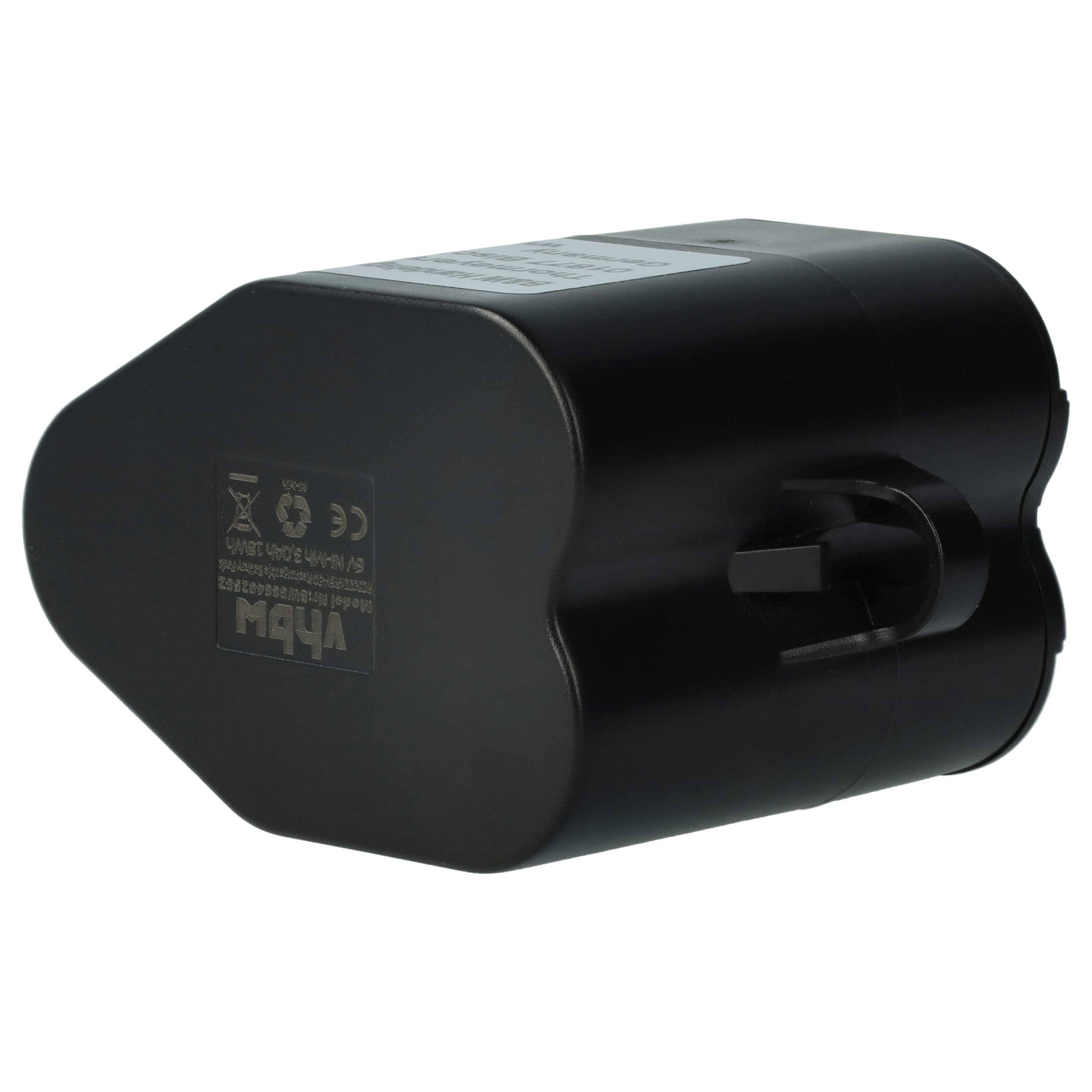 vhbw 2x Akku kompatibel mit Siemens VSR 8000 Sensor Cruiser Saugroboter (3000 mAh, 6 V, NiMH)