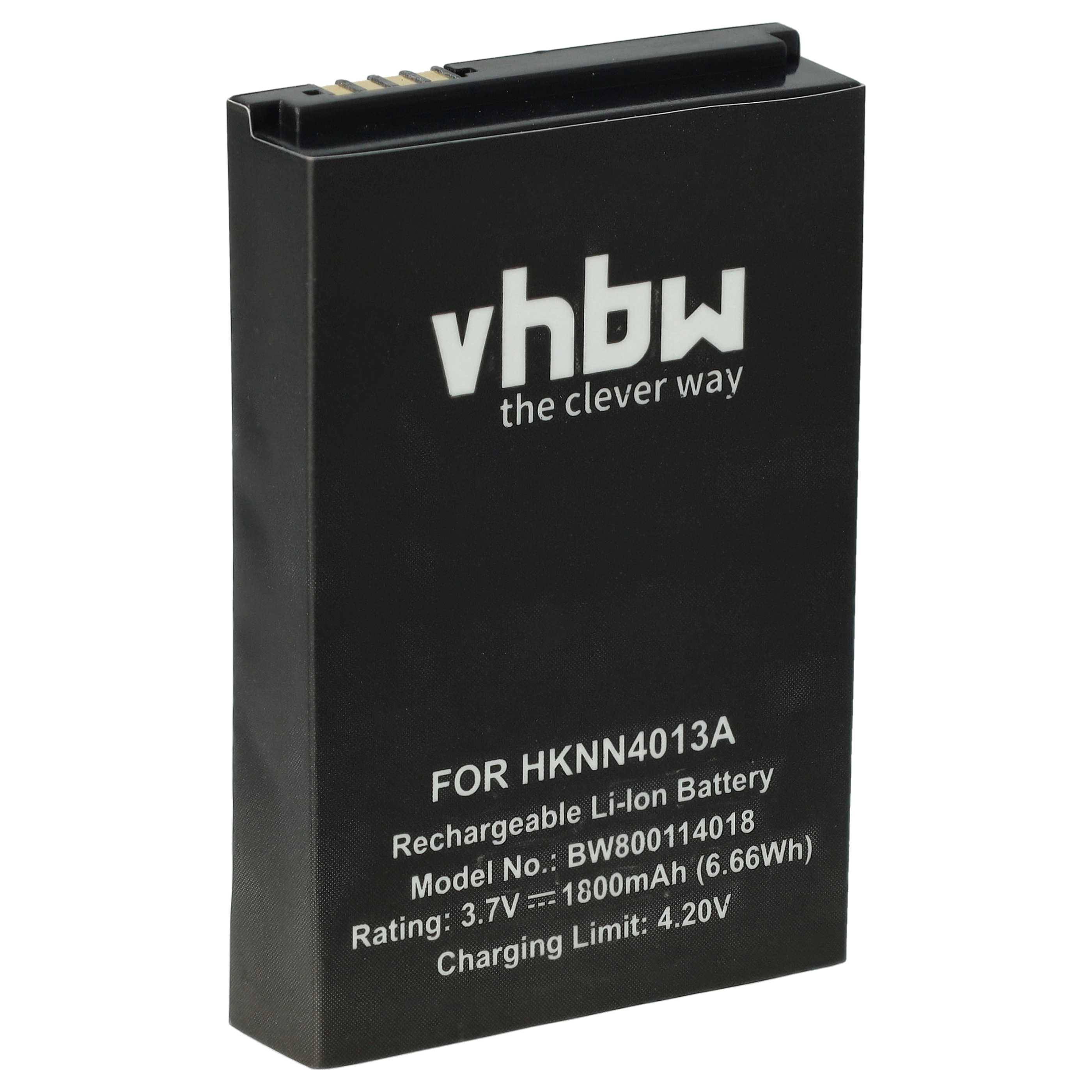 vhbw Akku kompatibel mit Motorola SL4000e, SL1000 Funkgerät, Walkie Talkie (1800 mAh, 3,7 V, Li-Ion)