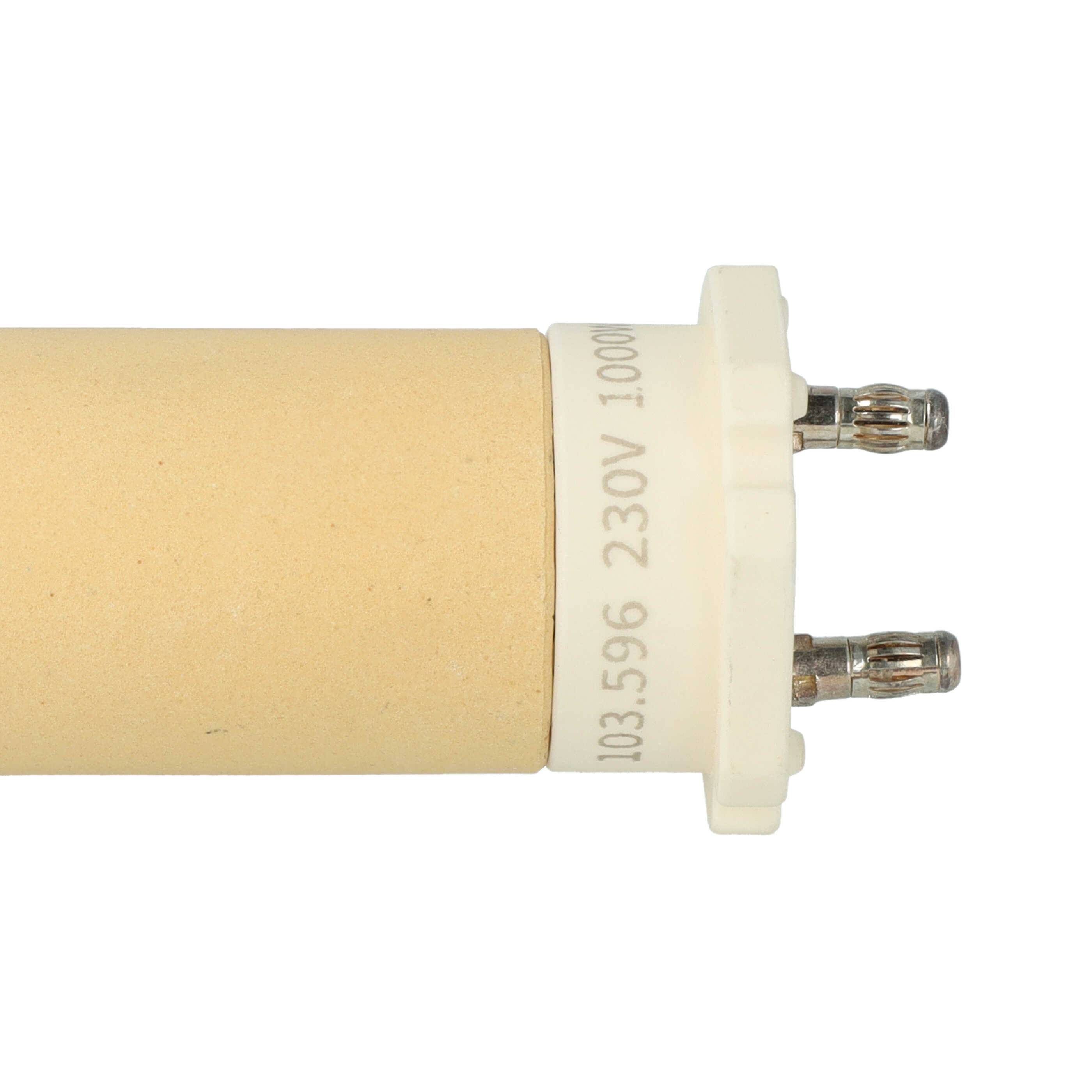 vhbw Heizelement kompatibel mit Leister Triac AT, S, ST Heißluftschweißpistole - Keramik Heizkern, 3 x 10,3 cm